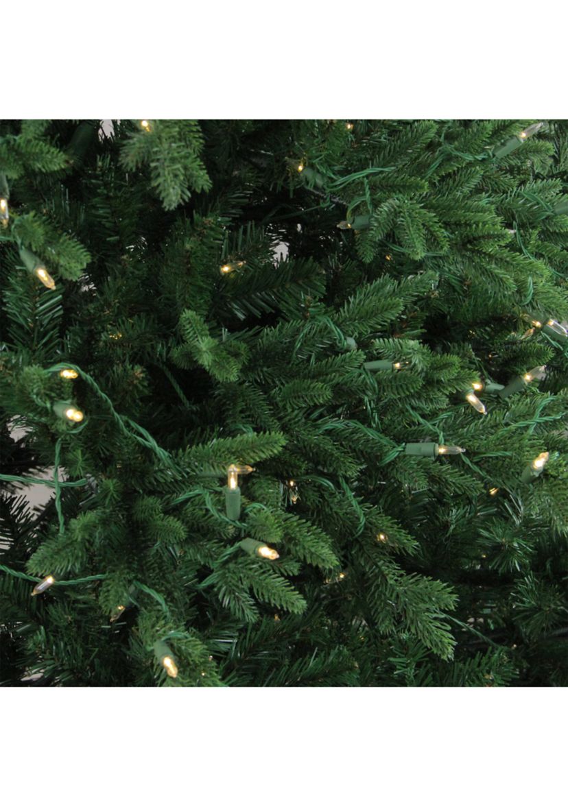 9 Pre-Lit Full Minnesota Balsam Fir Artificial Christmas Tree - Clear LED Lights