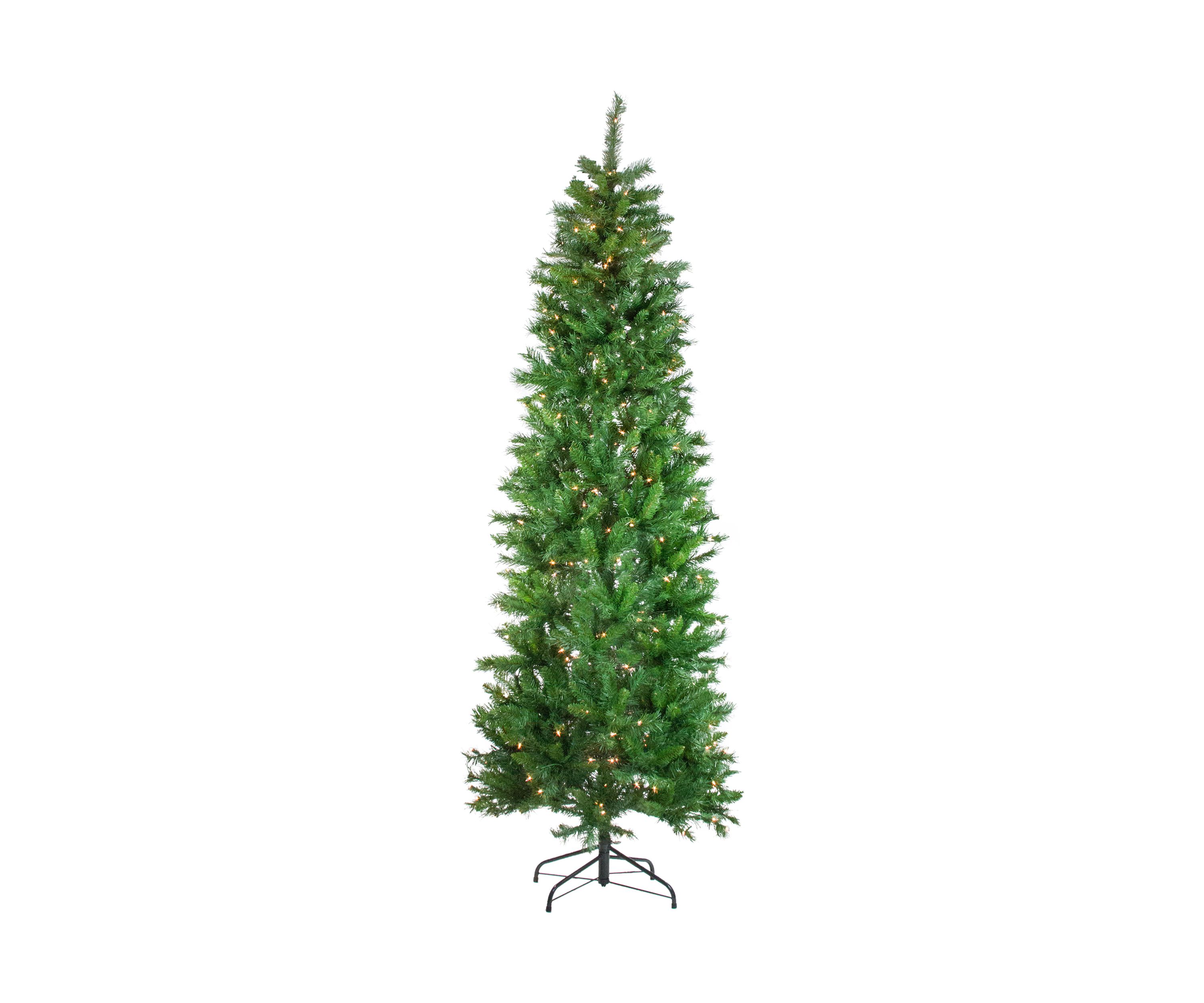 7.5 Pre-Lit Stillwater Spruce Pencil Artificial Christmas Tree - Clear Lights