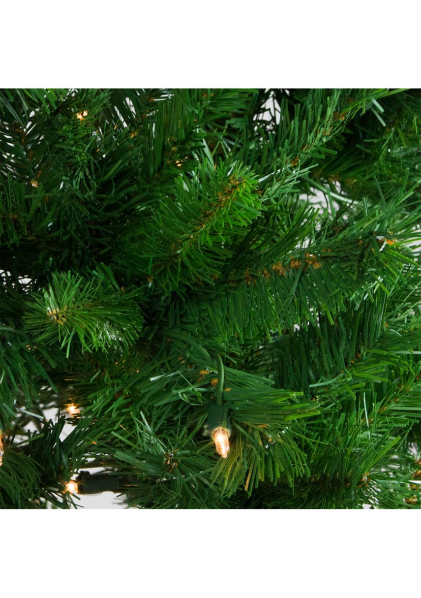7.5 Pre-Lit Stillwater Spruce Pencil Artificial Christmas Tree - Clear Lights