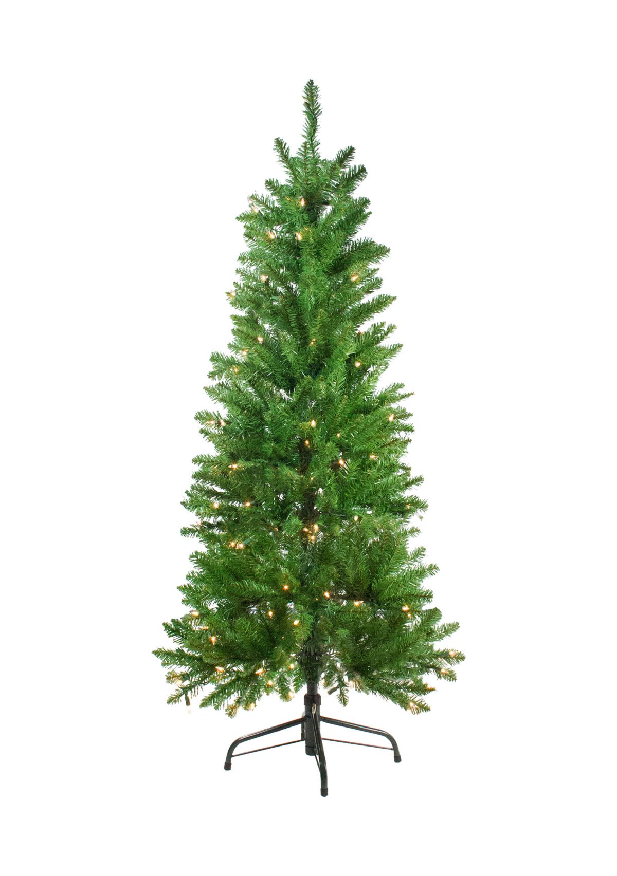 4.5 Pre-Lit White River Fir Artificial Pencil Christmas Tree - Clear Lights