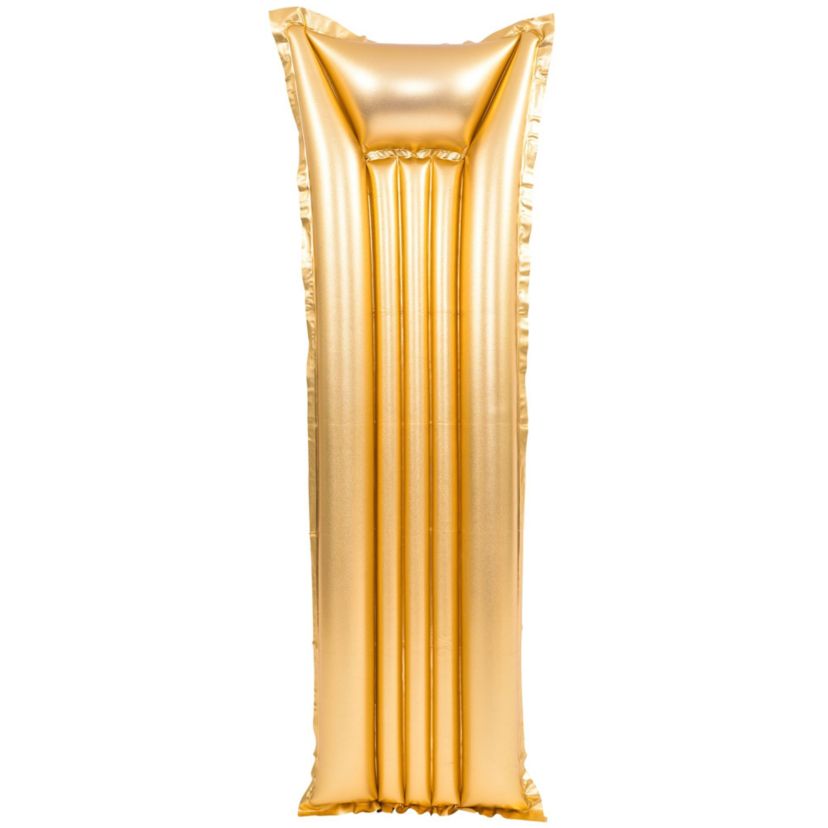 6 Inflatable Golden Swimming Pool Mattress Float