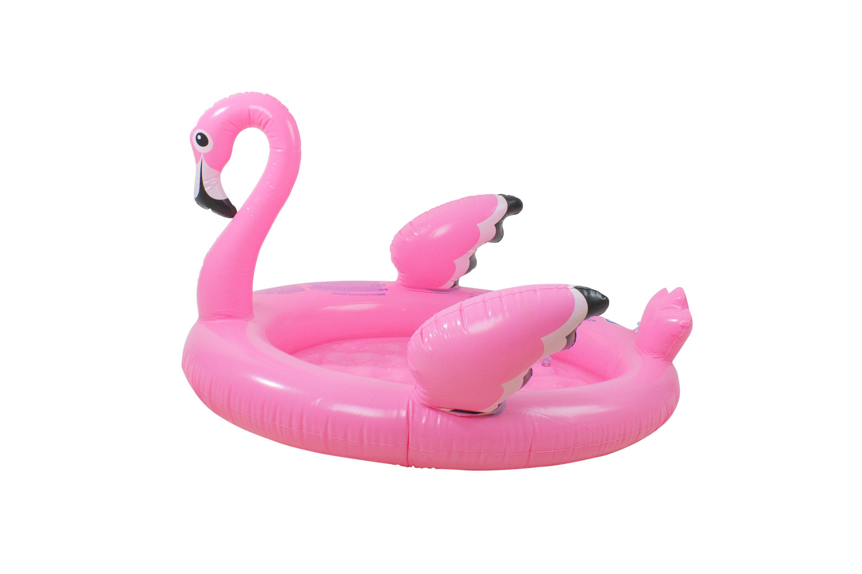 42.5" Inflatable Pink Flamingo Childrens Swimming Pool