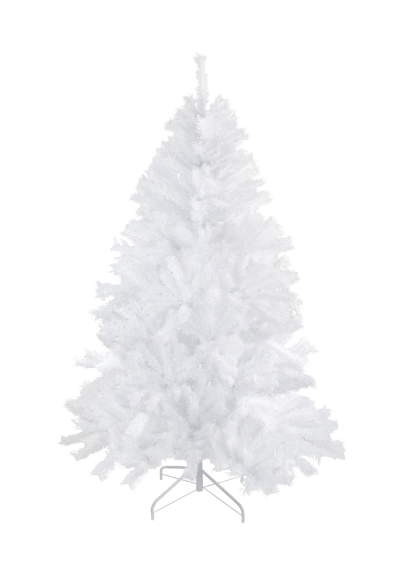 7 Full Icy White Spruce Artificial Christmas Tree - Unlit