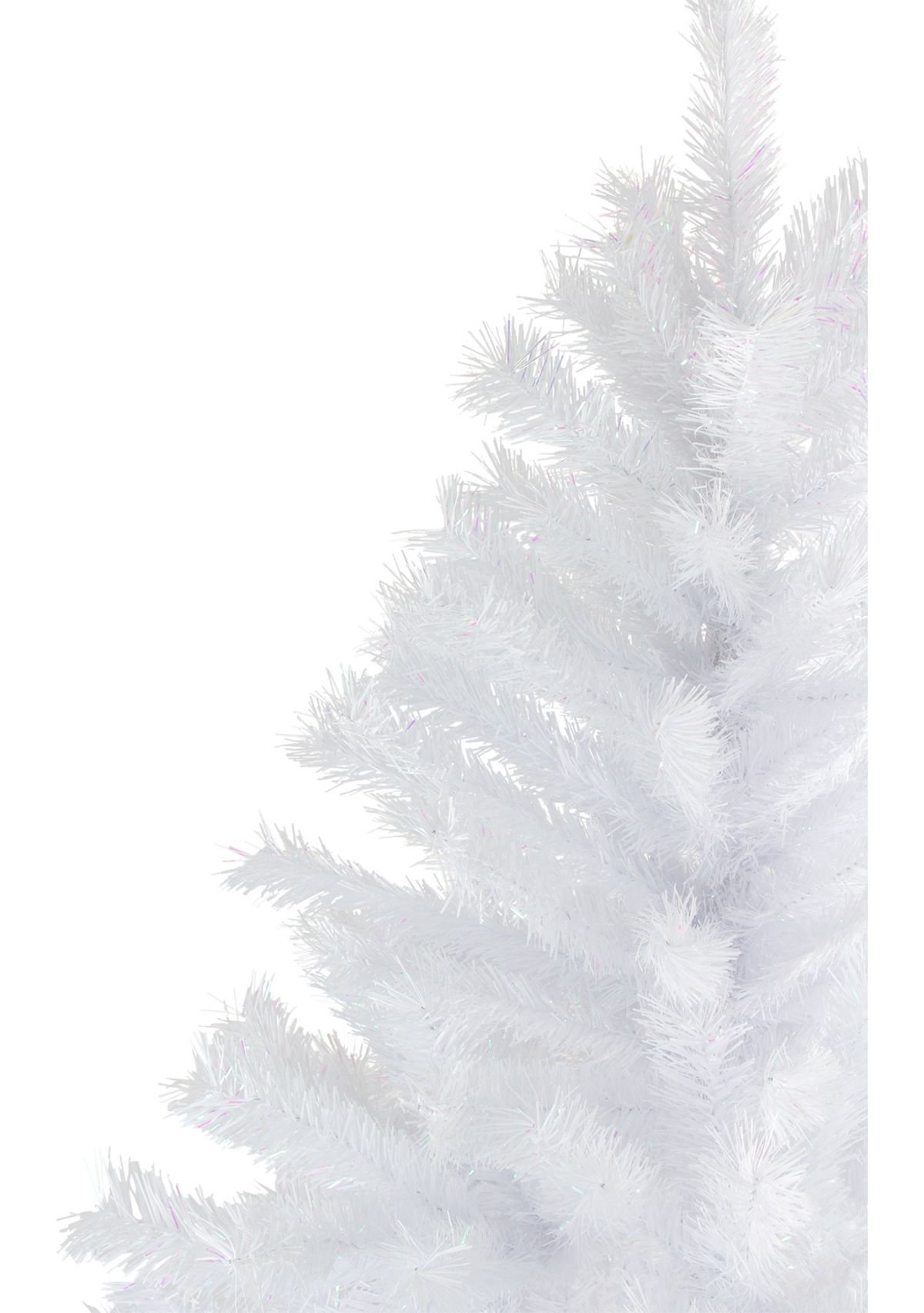7 Full Icy White Spruce Artificial Christmas Tree - Unlit