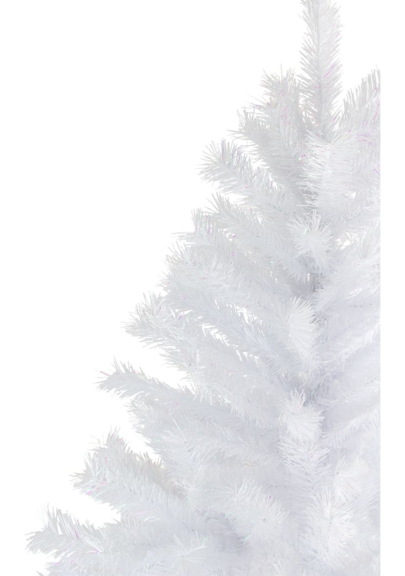 7 Full Icy White Spruce Artificial Christmas Tree - Unlit