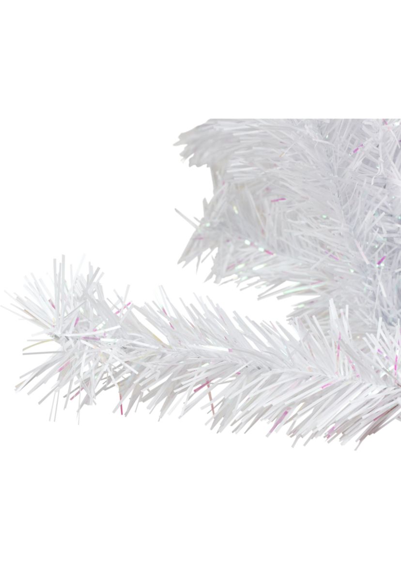 48Inch Icy White Spruce Artificial Christmas Wreath - Unlit