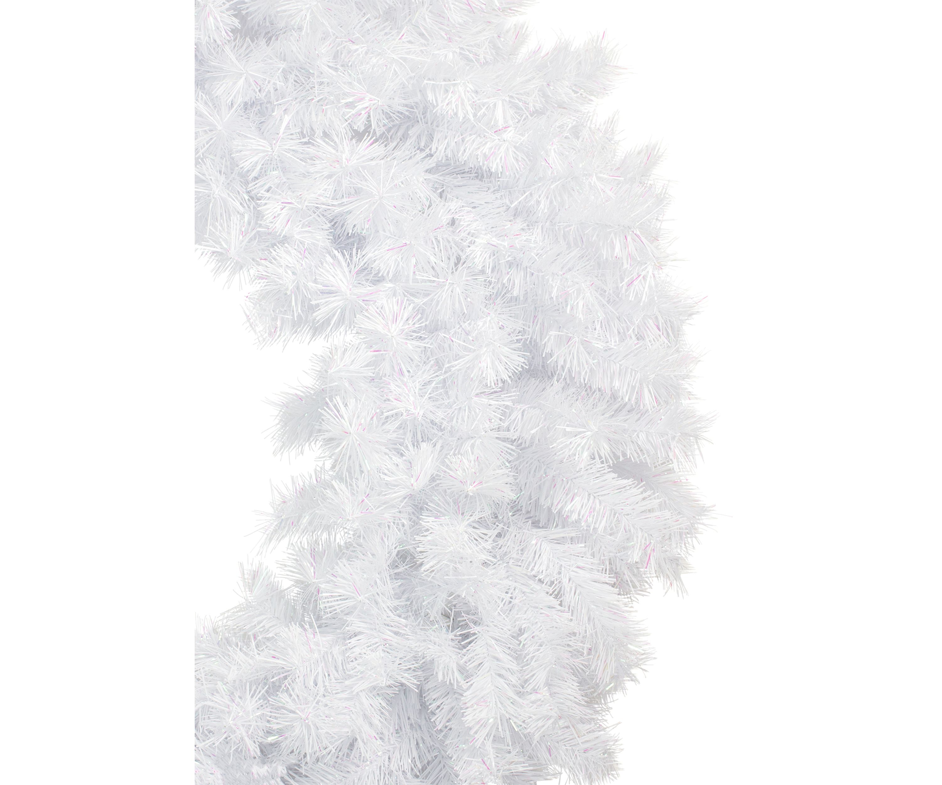 48Inch Icy White Spruce Artificial Christmas Wreath - Unlit