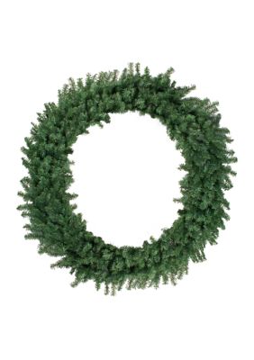 Canadian Pine Artificial Christmas Wreath  60-Inch  Unlit