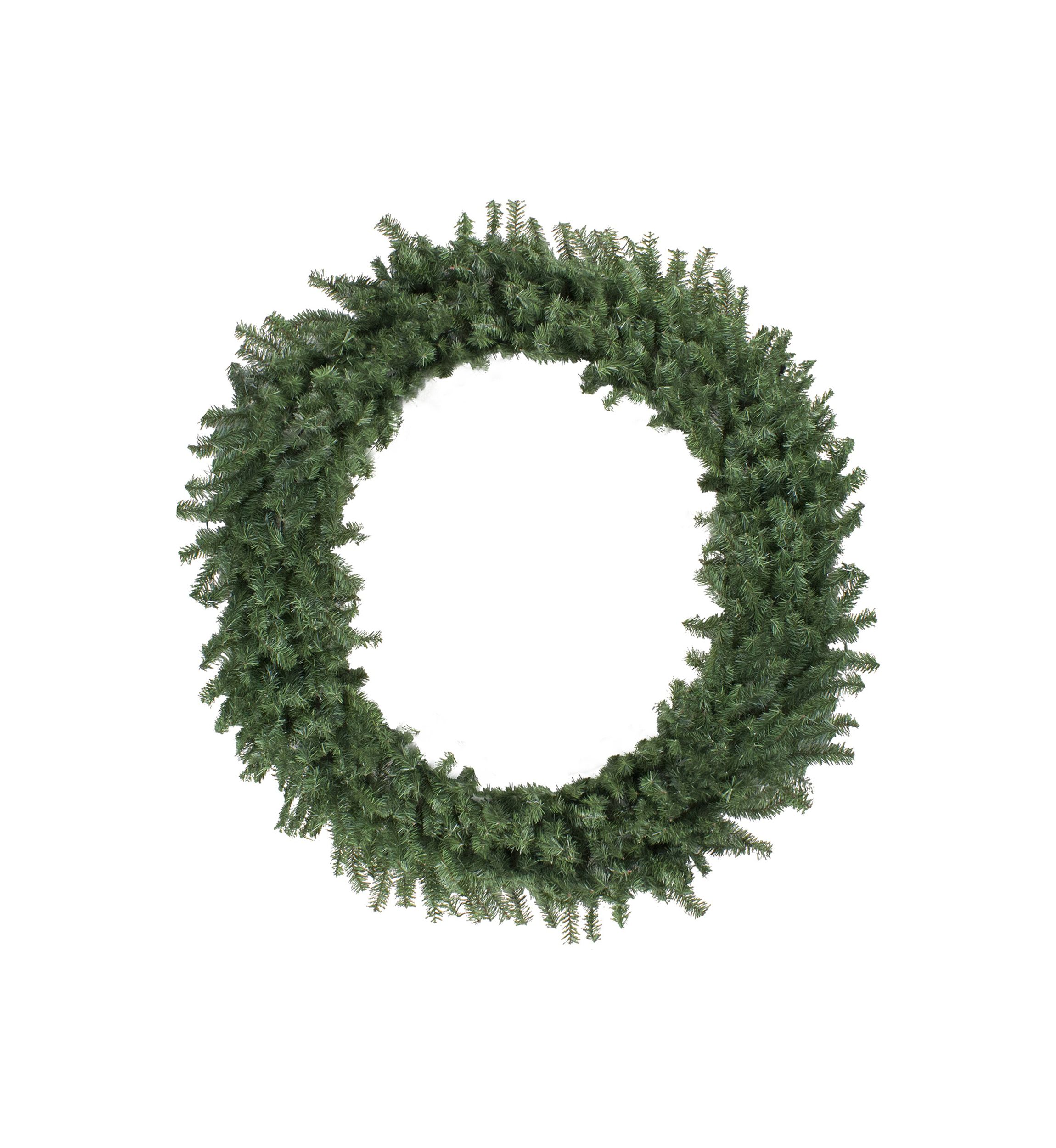 Canadian Pine Artificial Christmas Wreath  60-Inch  Unlit
