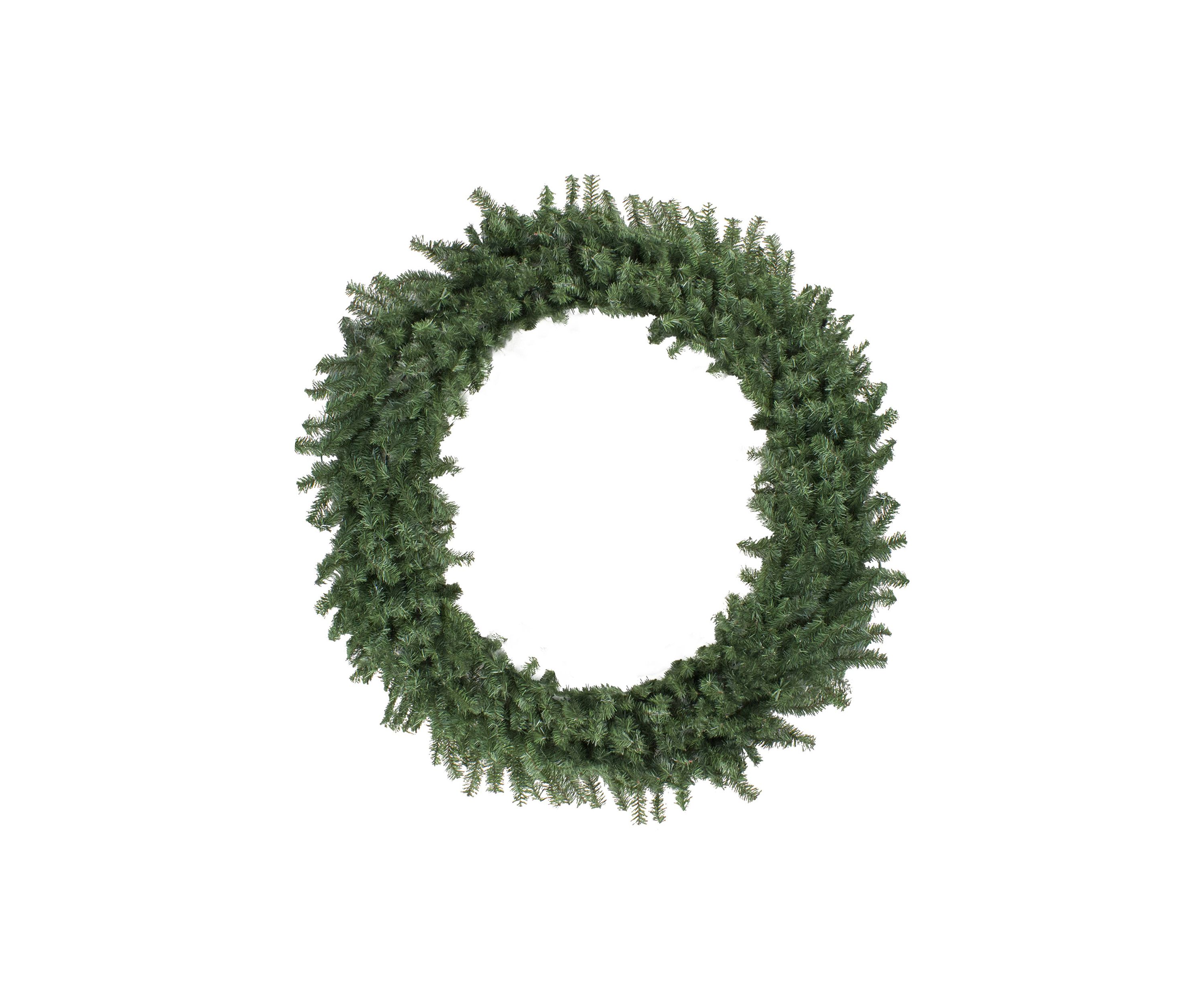 Canadian Pine Artificial Christmas Wreath  60-Inch  Unlit