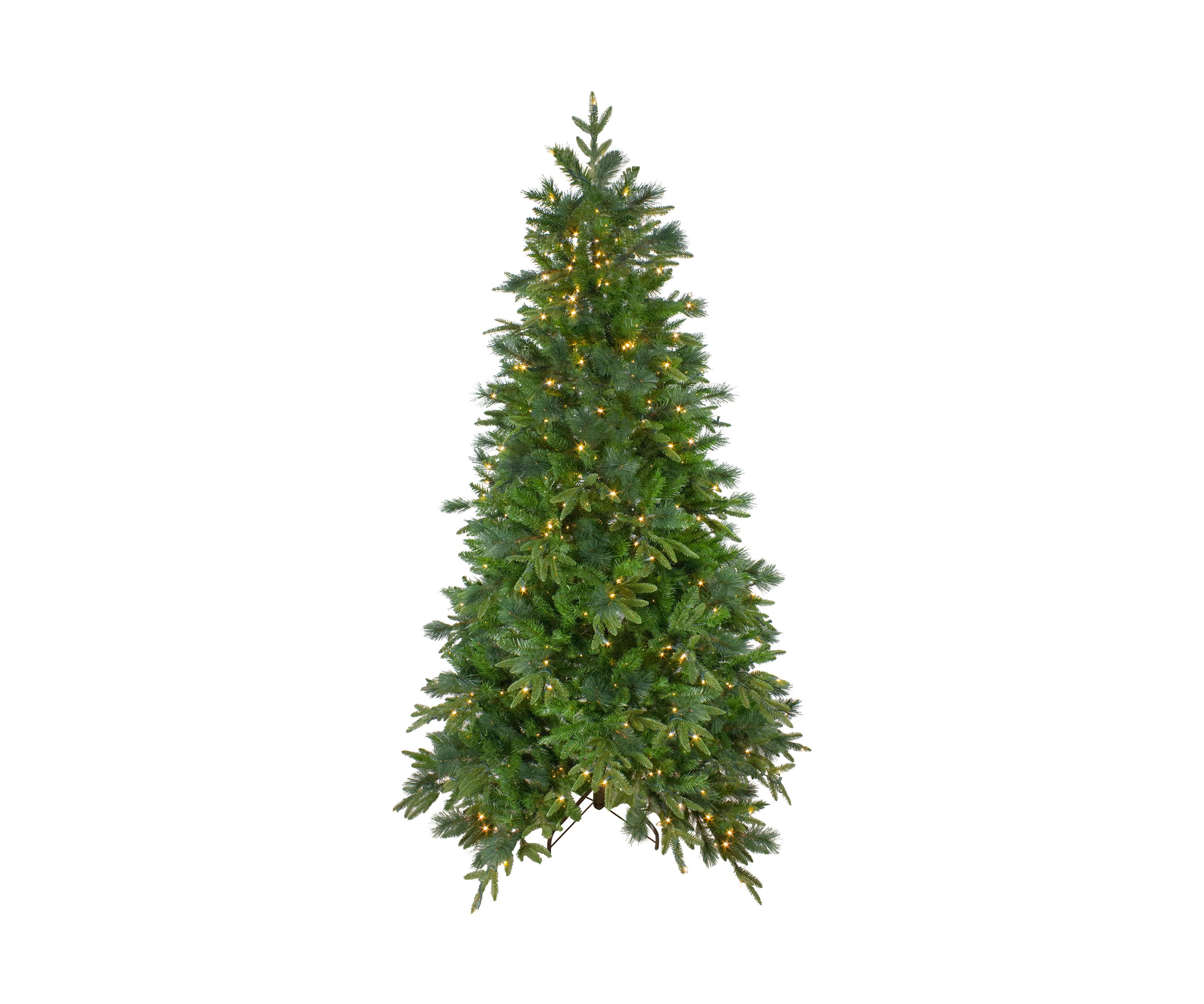 6.5 Pre-Lit Rosemary Emerald Angel Pine Artificial Christmas Tree - Warm White LED Lights