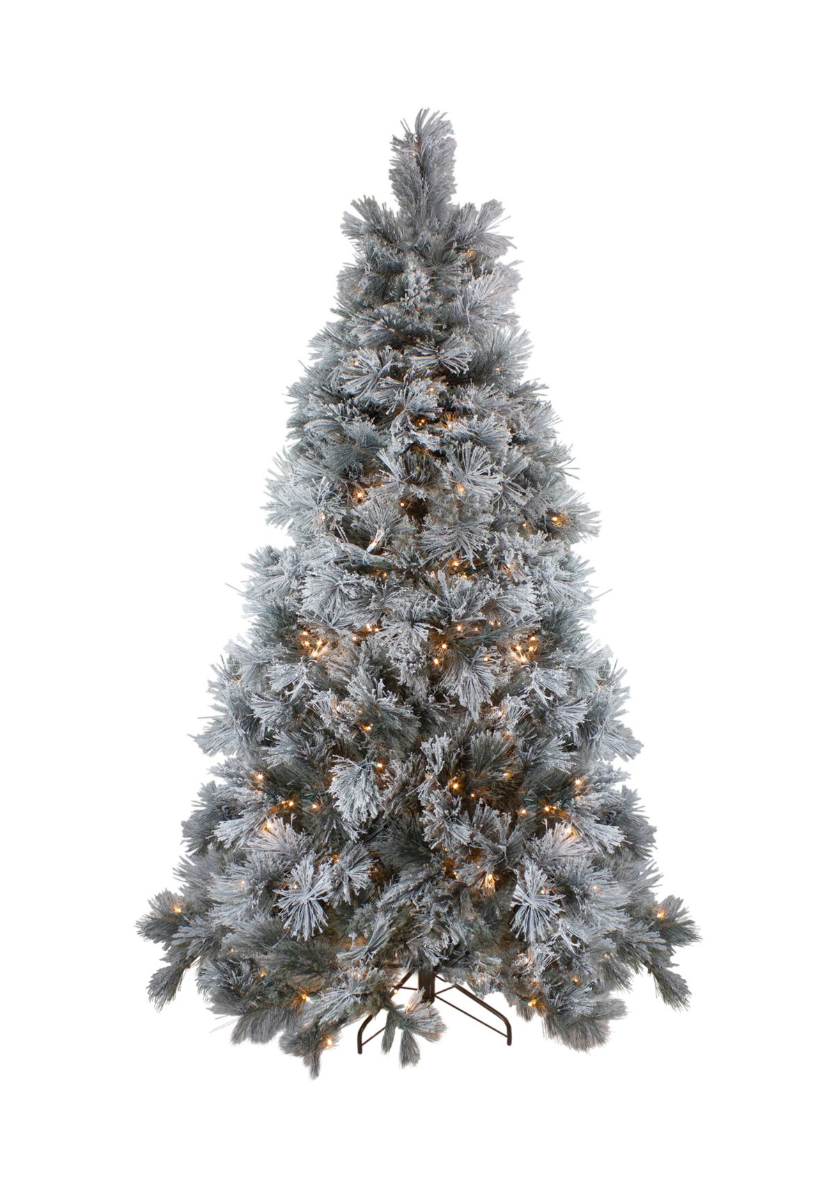 7.5 Pre-Lit Black Spruce Artificial Christmas Tree - Clear LED Lights