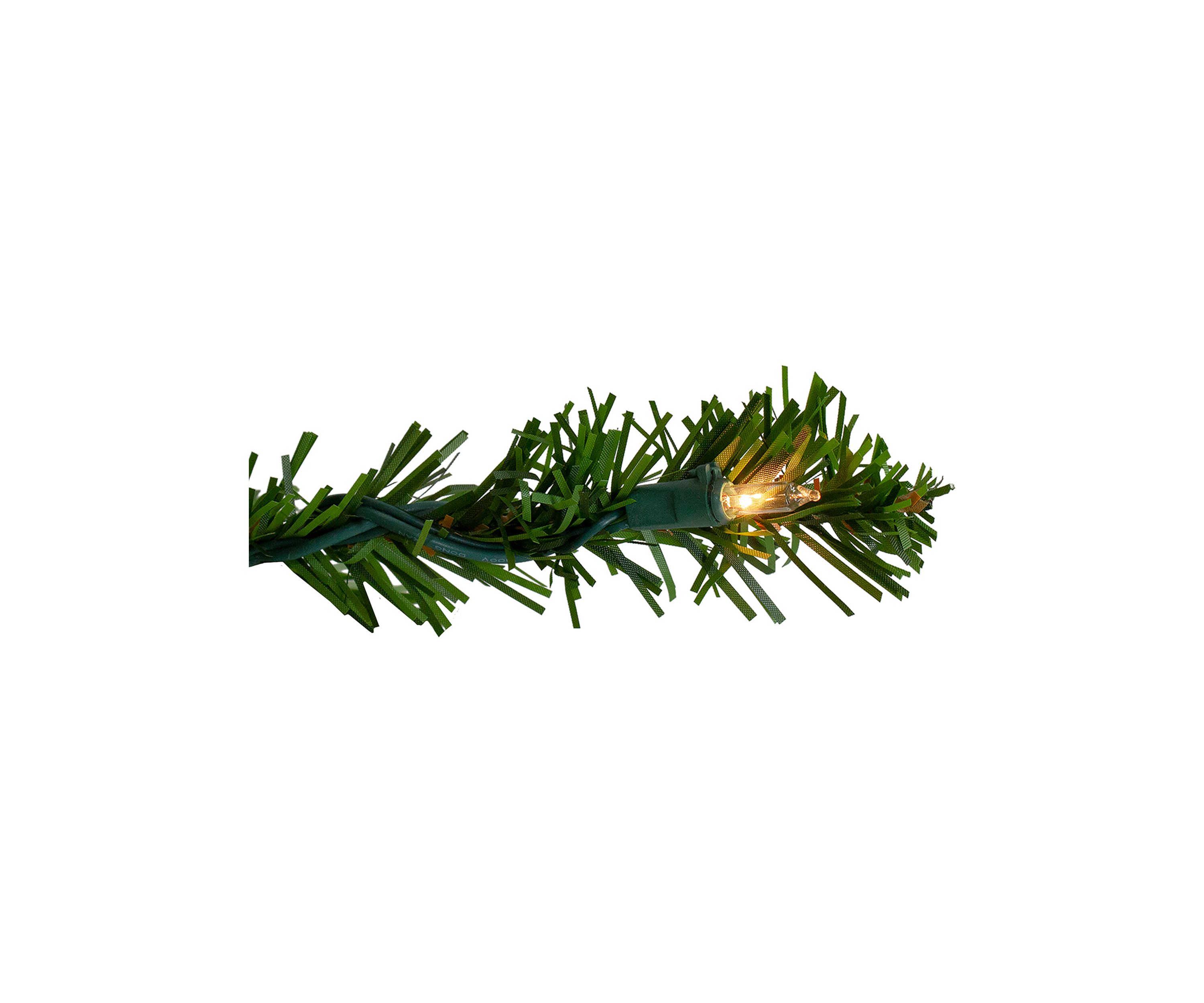 6.5 Pre-Lit Canadian Pine Slim Artificial Christmas Wall Tree - Clear Lights