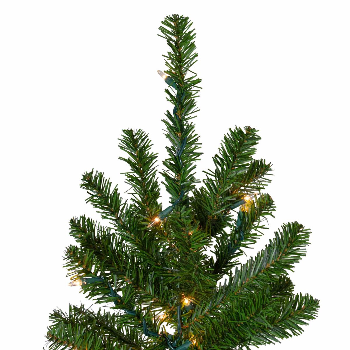 7.5 Pre-Lit Pencil Canadian Pine Artificial Christmas Tree - Clear Lights
