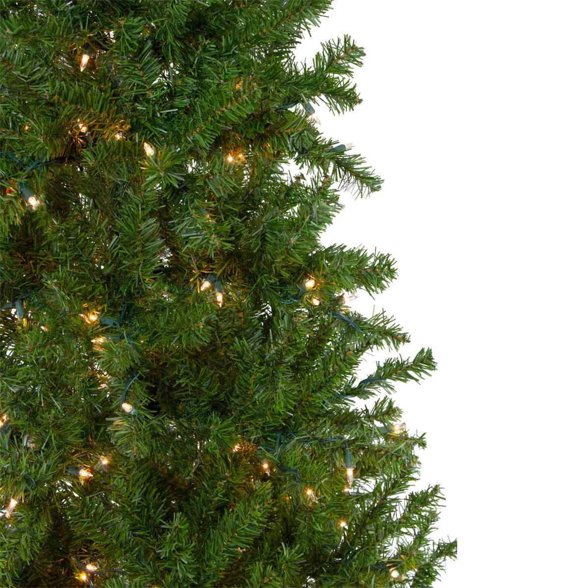 7.5 Pre-Lit Pencil Canadian Pine Artificial Christmas Tree - Clear Lights