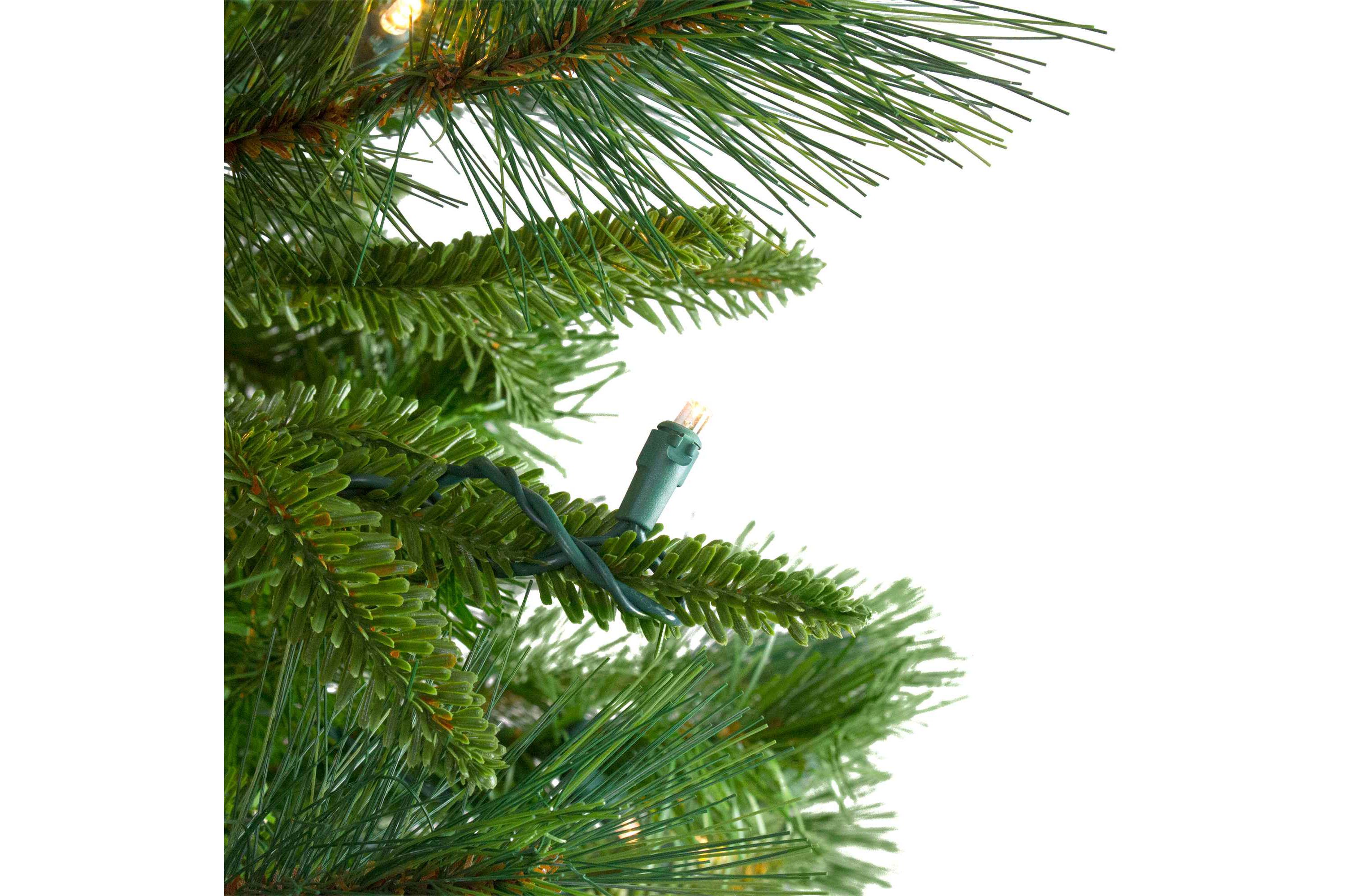 Real Touch™️ Pre-Lit Mixed Rosemary Pine Artificial Christmas Garland - 9 x 14" - Warm White LED Lights