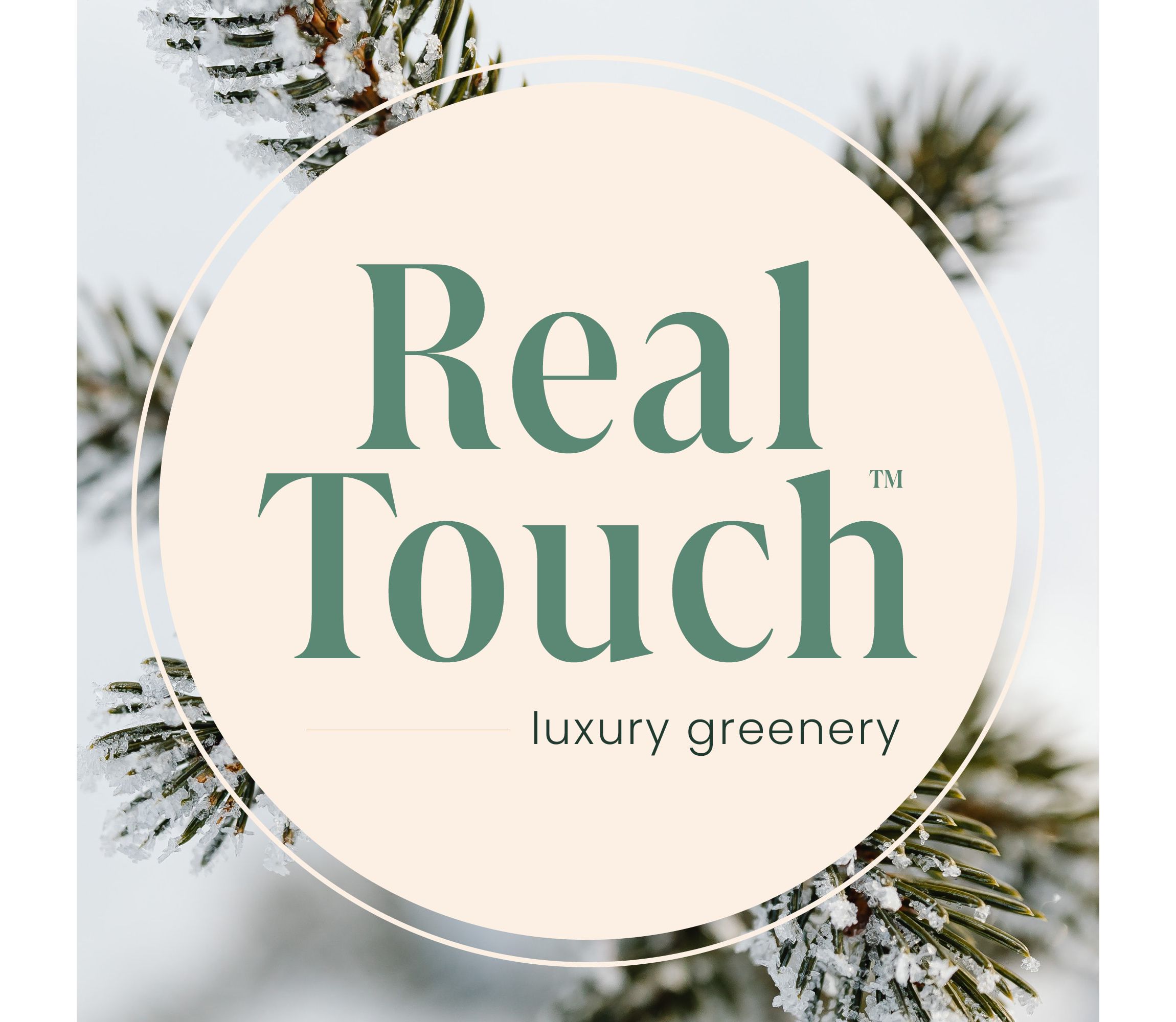 Real Touch™️ Pre-Lit Mixed Rosemary Pine Artificial Christmas Garland - 9 x 14" - Warm White LED Lights