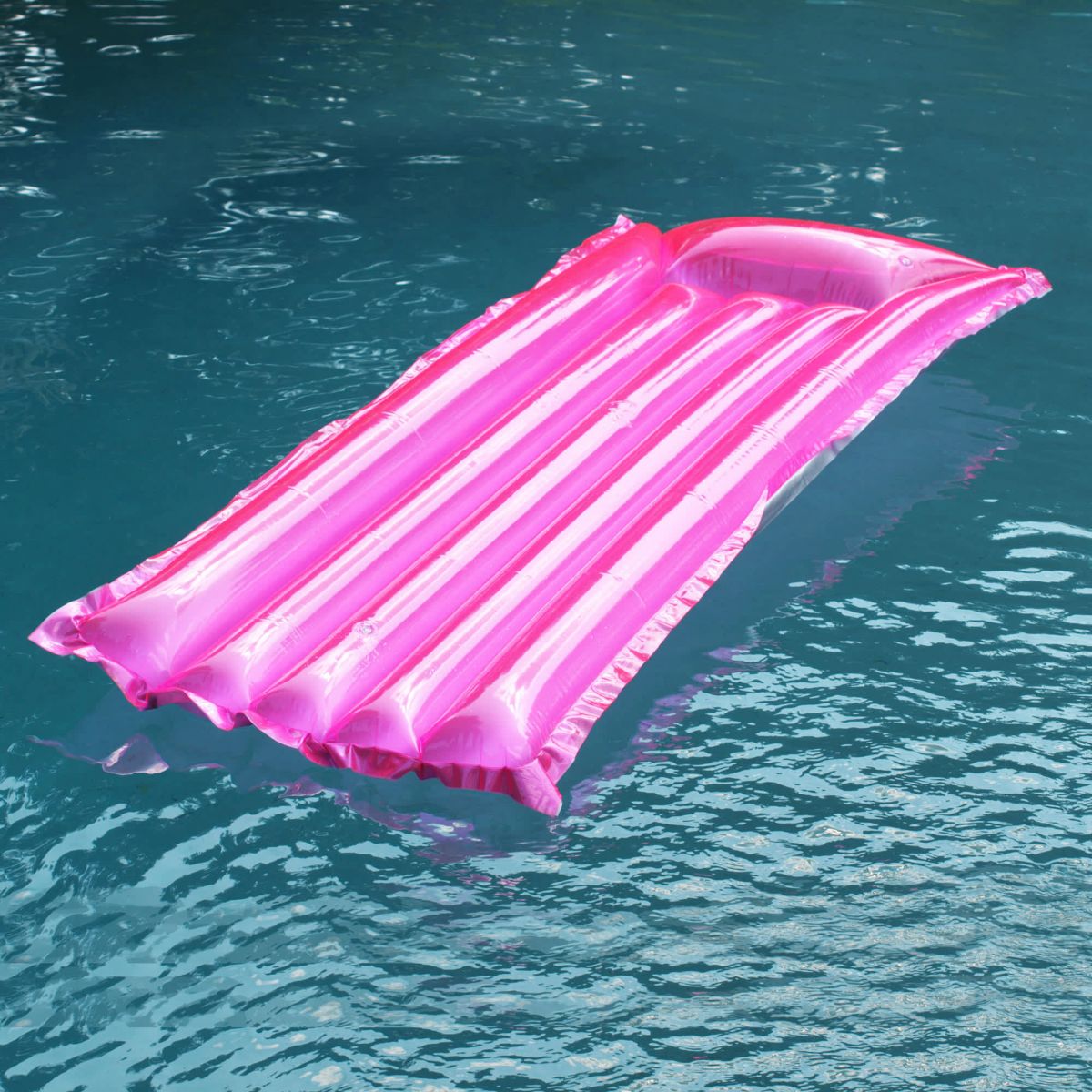 Inflatable Reflective Sun Tanner Pool Float - 72" - Pink