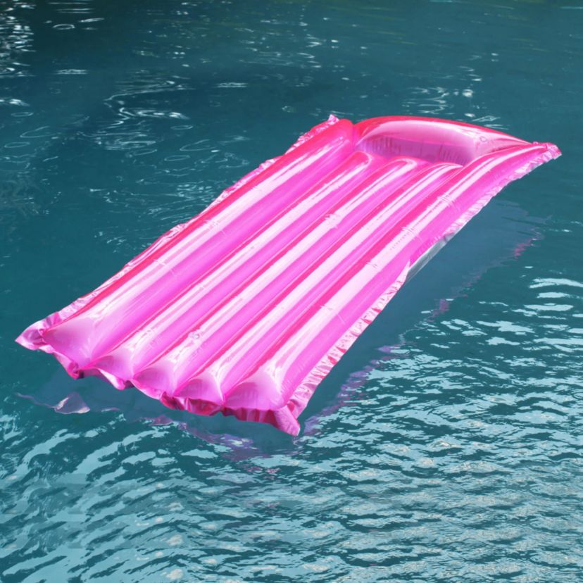Inflatable Reflective Sun Tanner Pool Float - 72" - Pink