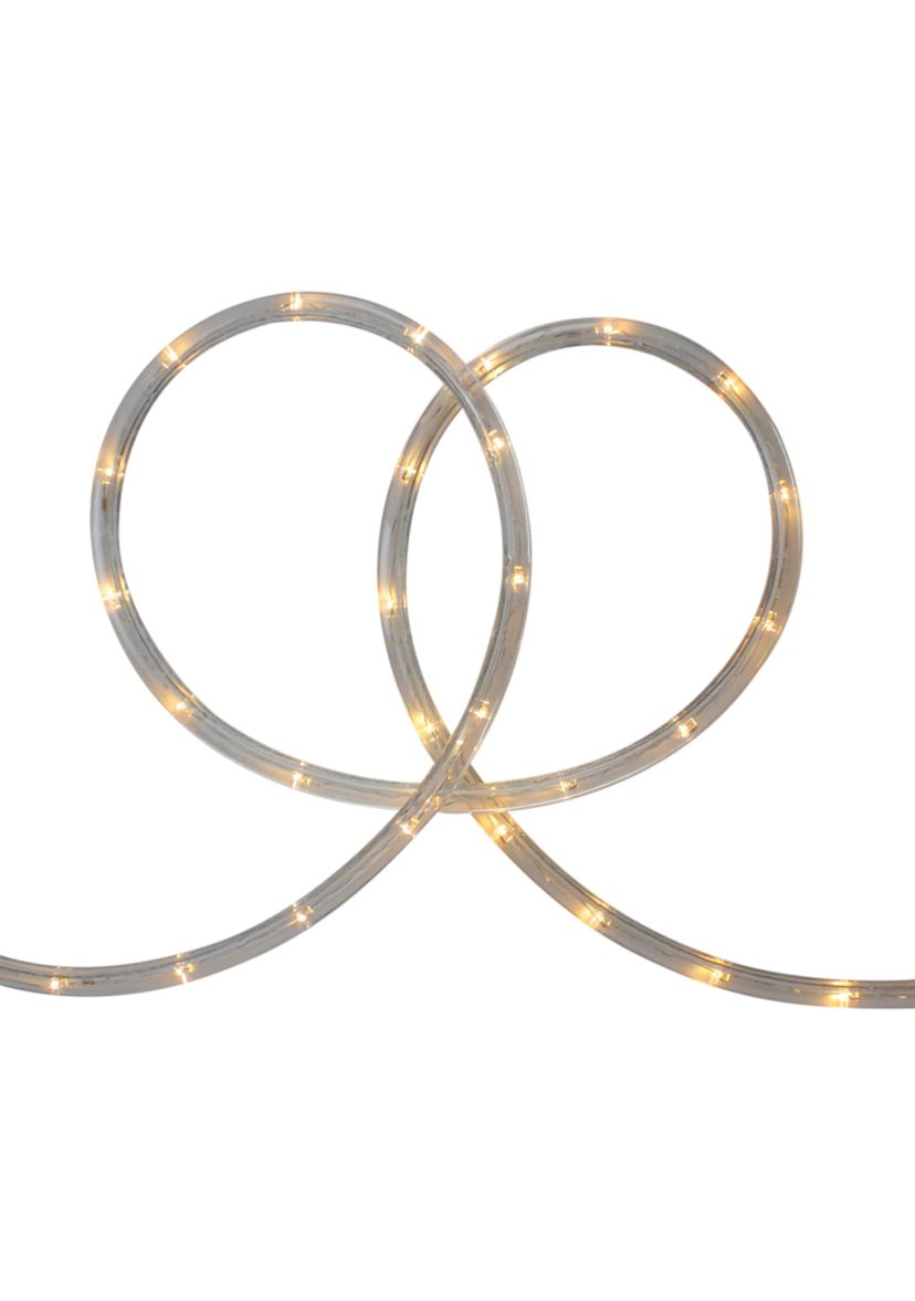 Warm White LED Outdoor Flexible Christmas Rope Light Set  18ft