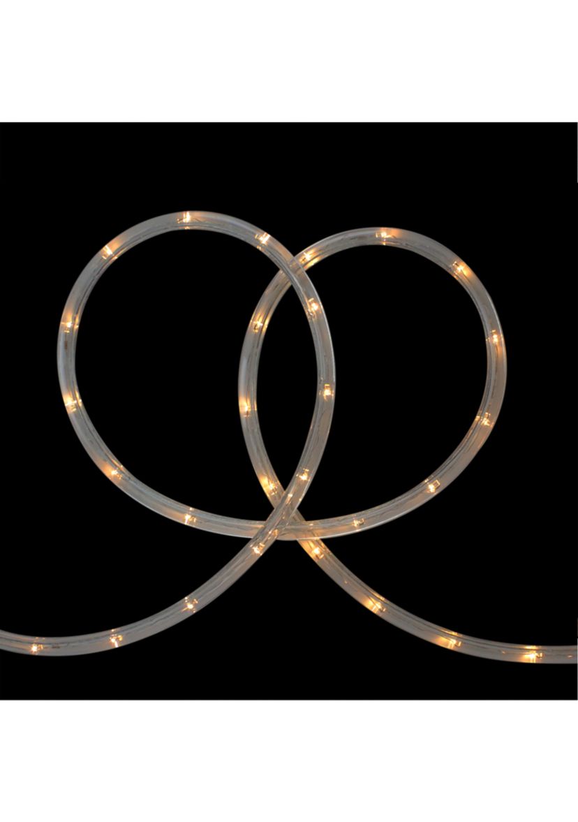 Warm White LED Outdoor Flexible Christmas Rope Light Set  18ft