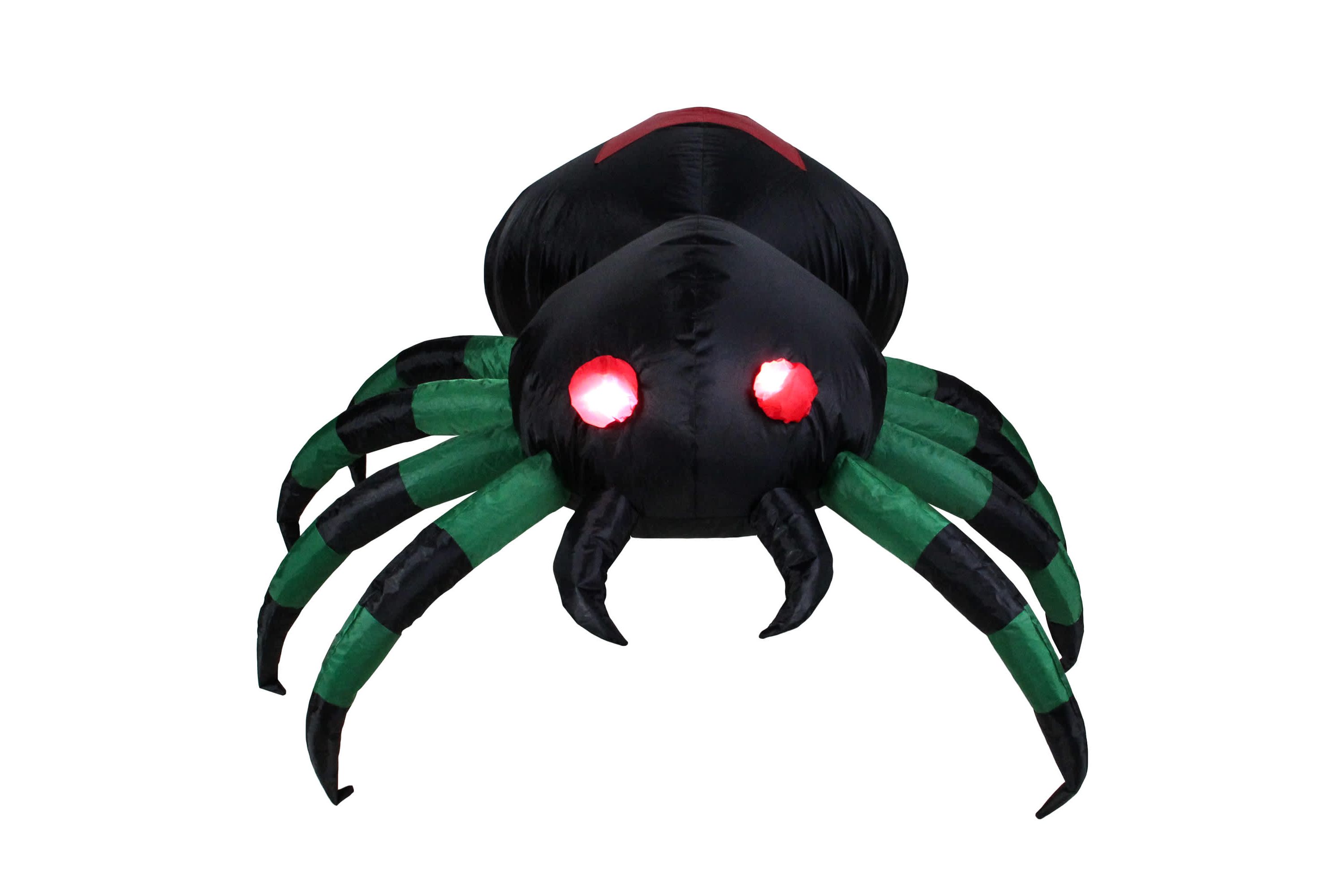 3.5 Lighted Inflatable Halloween Spider Outdoor Yard Decoration