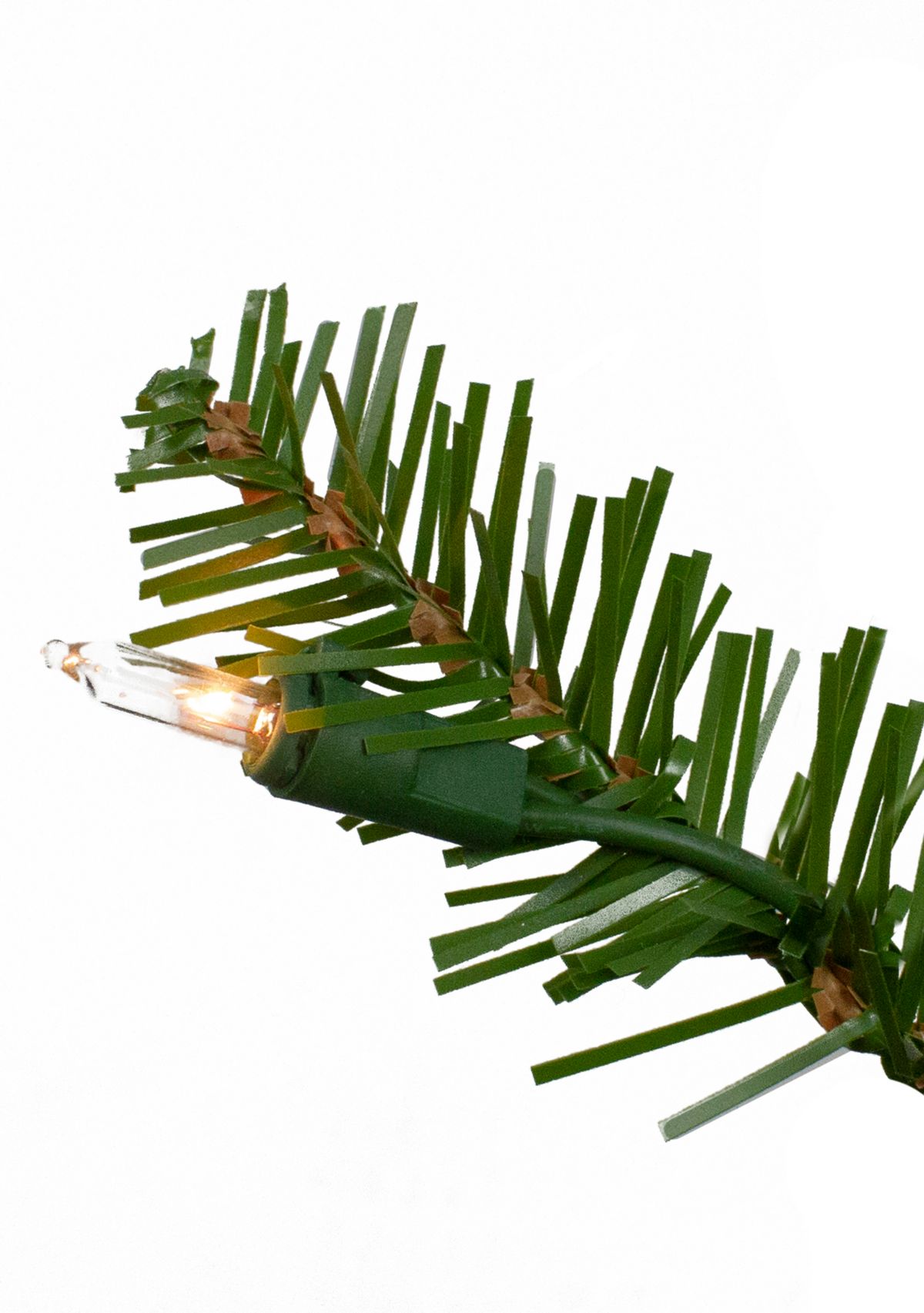Set of 3 Pre-Lit Slim Alpine Artificial Christmas Trees 6 - Clear Lights