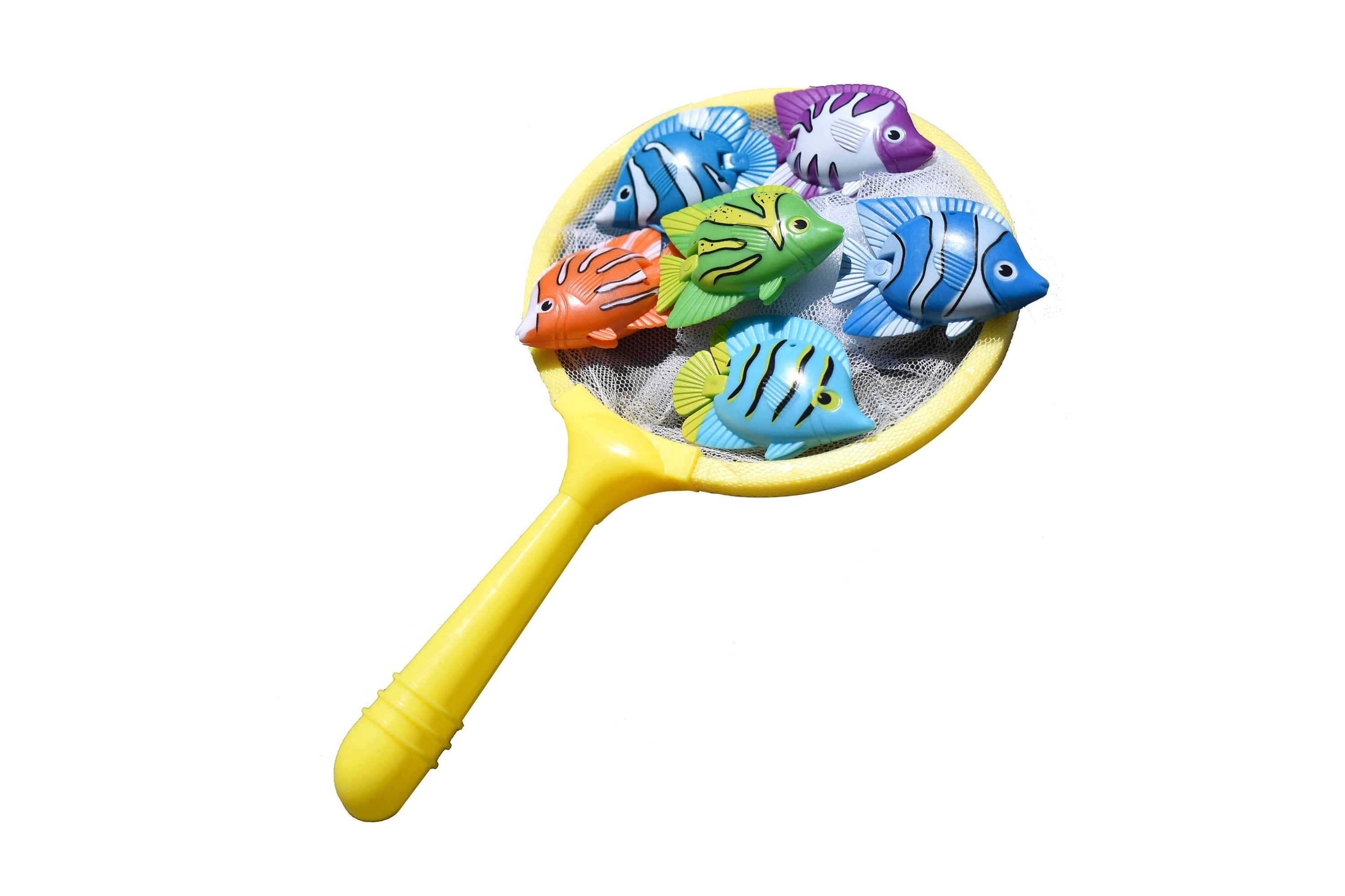 9" Colorful Weighted Fish Catching Water Game