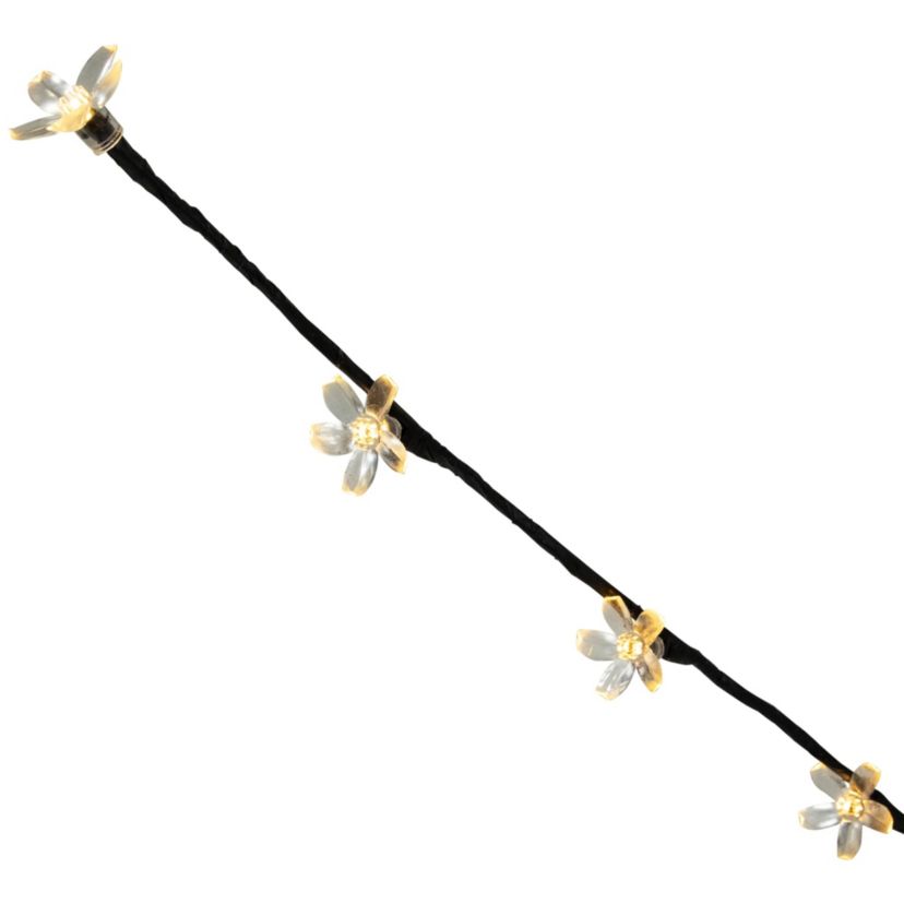 Set of 3 Pre-Lit Cherry Blossom Artificial Tree Branches 2.5 - Warm White LED Lights