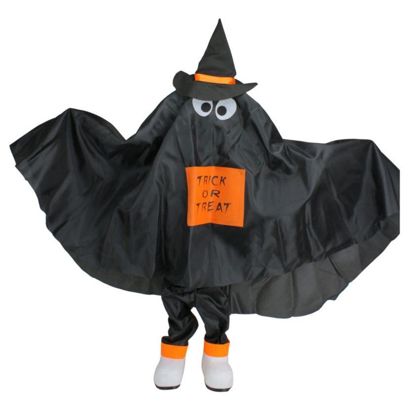 Set of 3 Ghost  Pumpkin and Bat Standing Halloween Kid Figures 36"