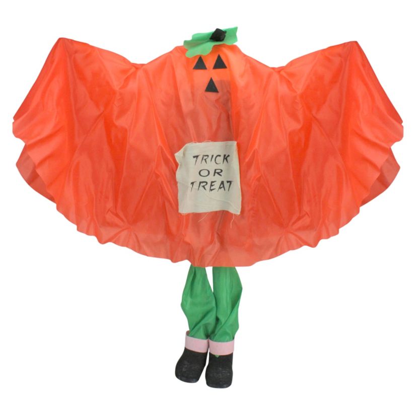 Set of 3 Ghost  Pumpkin and Bat Standing Halloween Kid Figures 36"