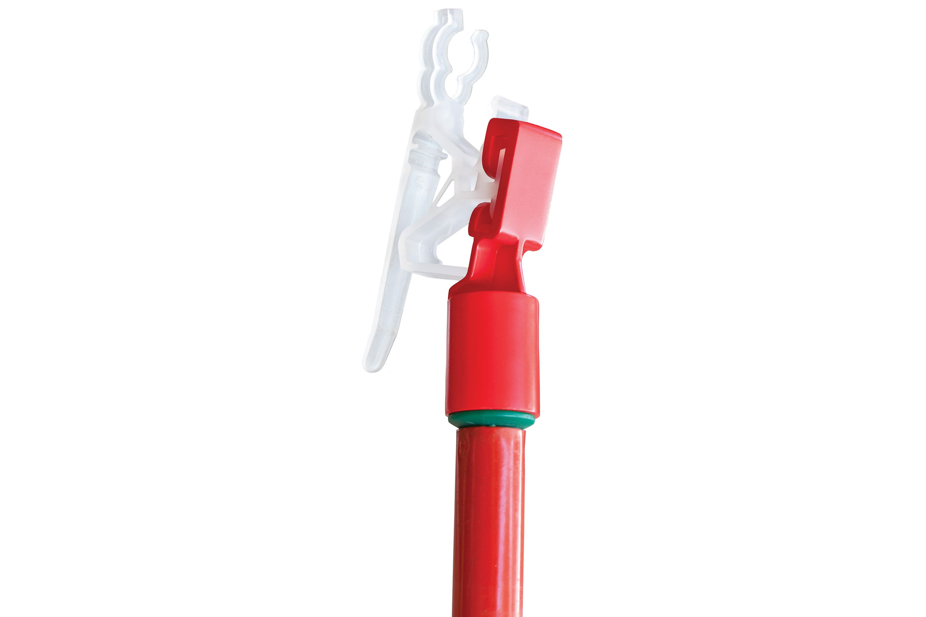 Set of 25 Ladderless Red and Green Light Hanging Kit  11ft