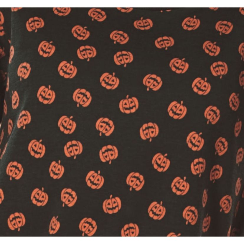 Black and Orange Pumpkin Women Adult Halloween Costume - Small