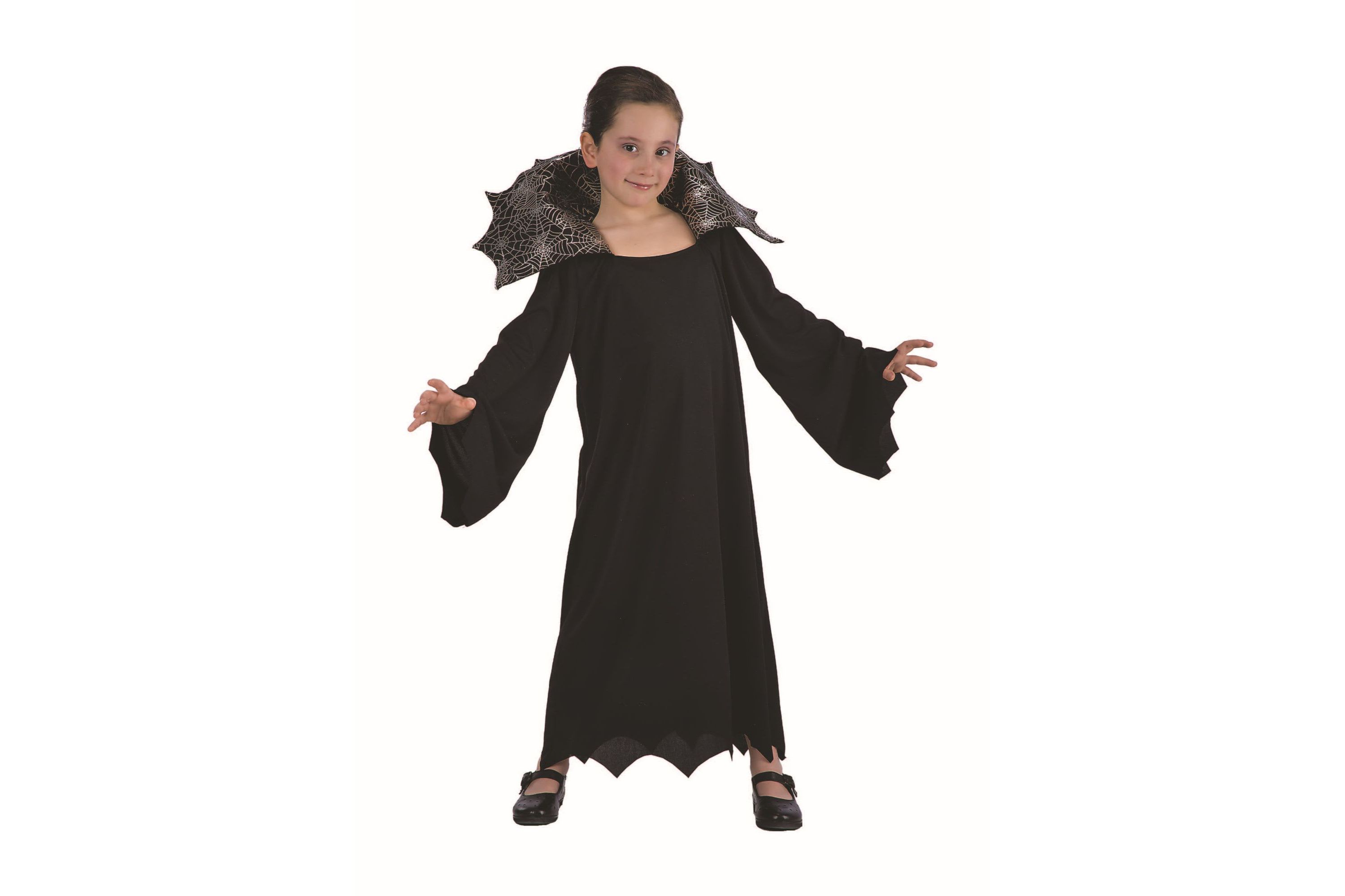 Black and Gray Vampire Girl Child Halloween Costume - Medium