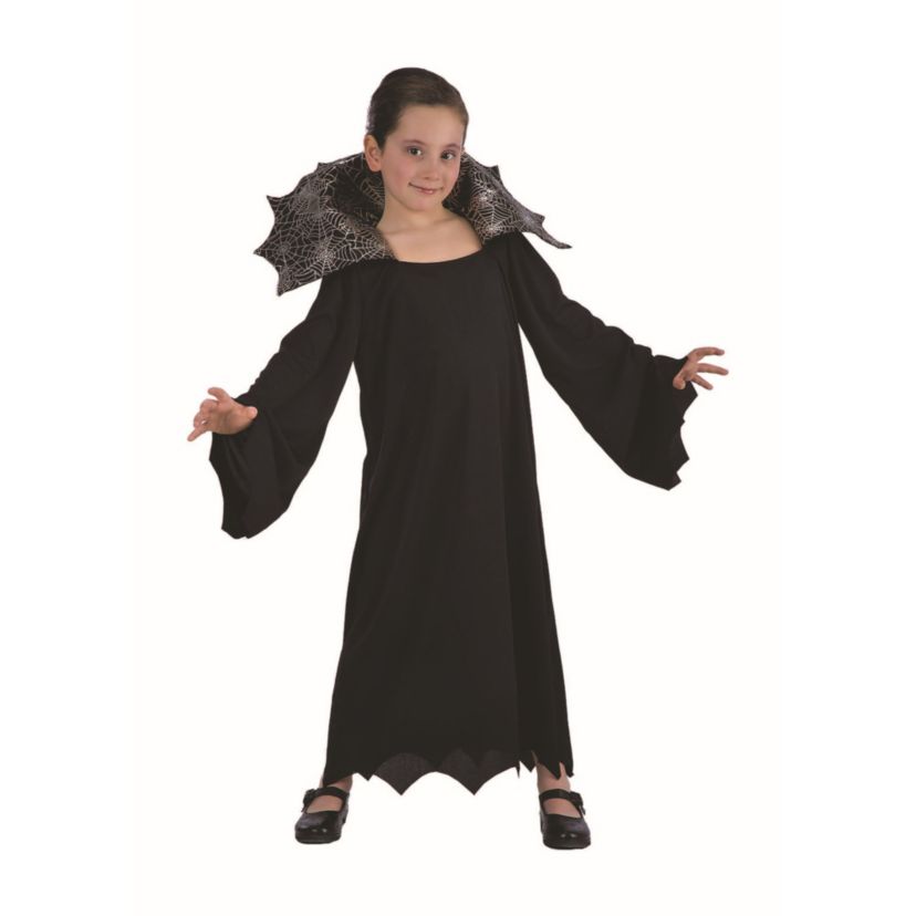 Black and Gray Vampire Girl Child Halloween Costume - Medium