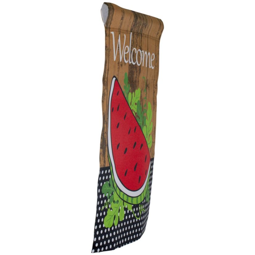 Welcome Watermelon Slice Spring Outdoor Garden Flag 12.5" x 18"