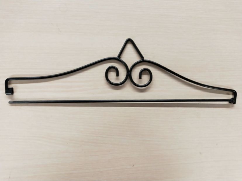 14.5 Inch Black Metal Garden Flag Hanger