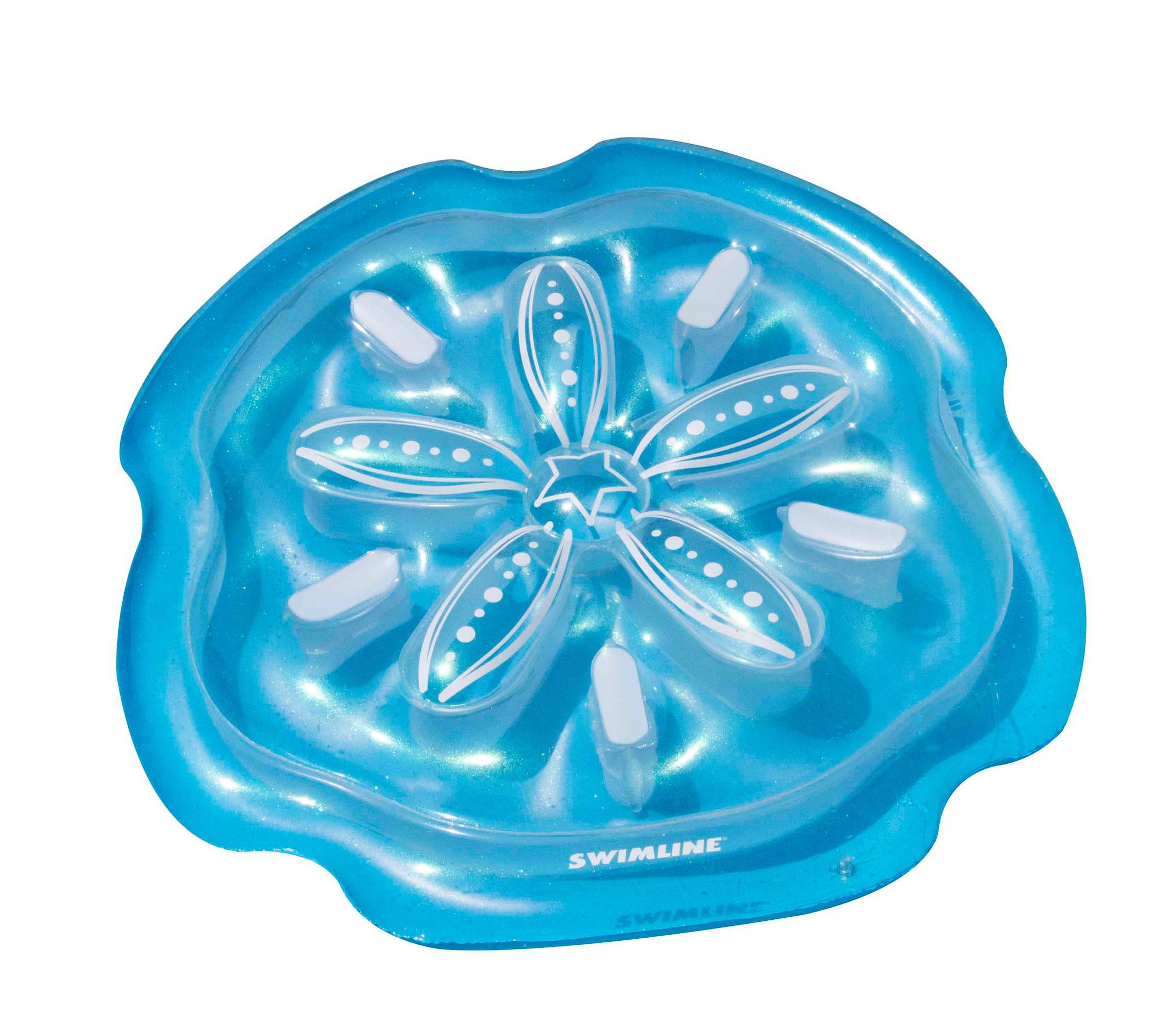 Sand Dollar Inflatable Swimming Pool Raft Float - 64" - Blue