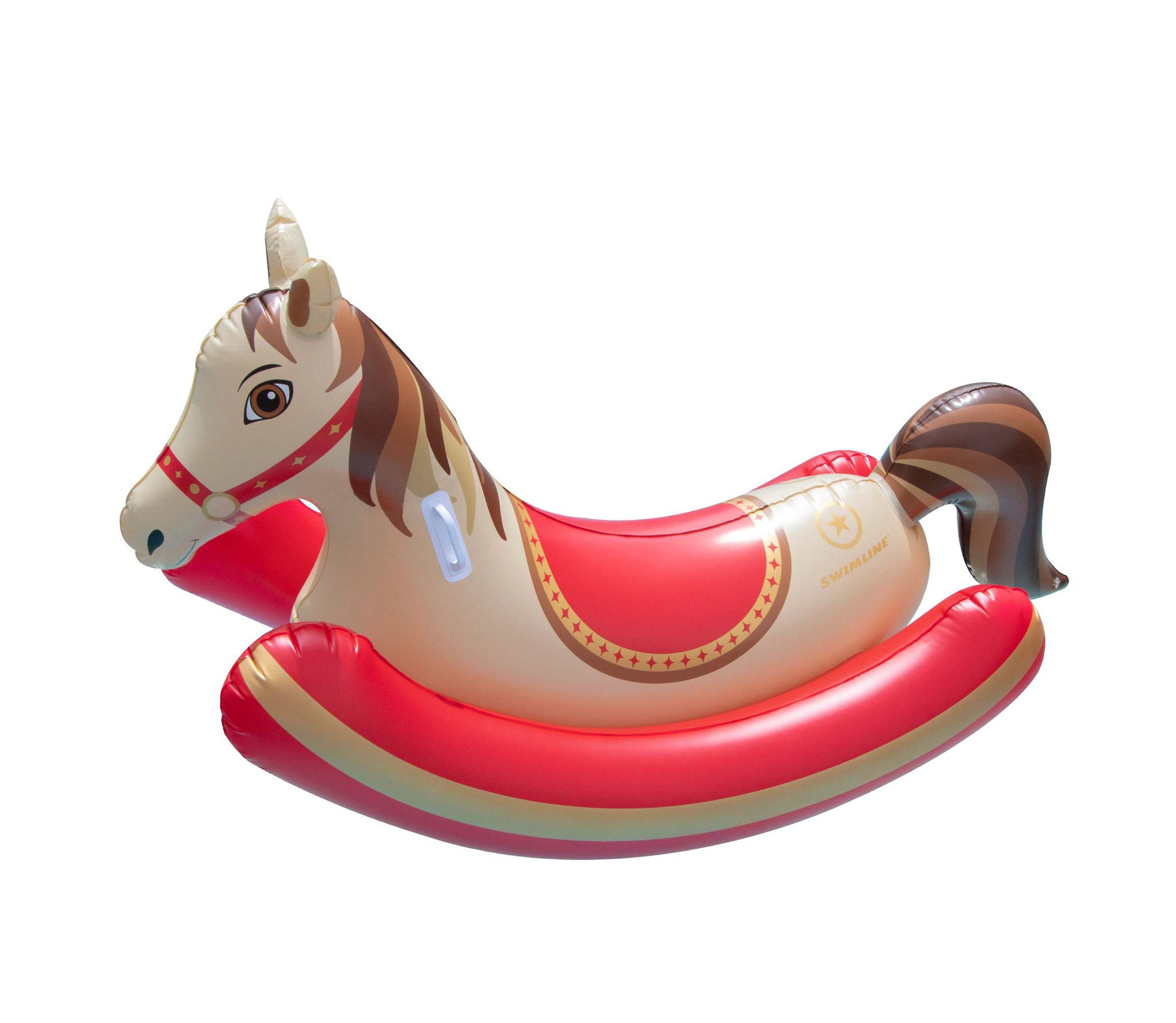 Hobby Horse Rocker Inflatable Swimming Pool Ride-On Float - 81"