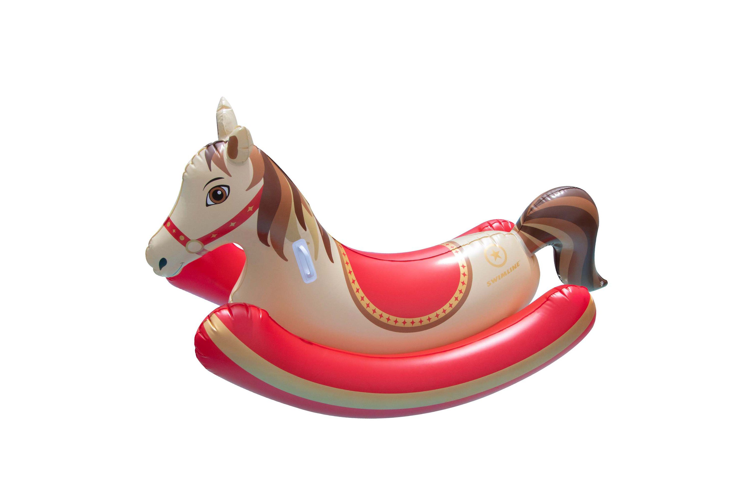 Hobby Horse Rocker Inflatable Swimming Pool Ride-On Float - 81"