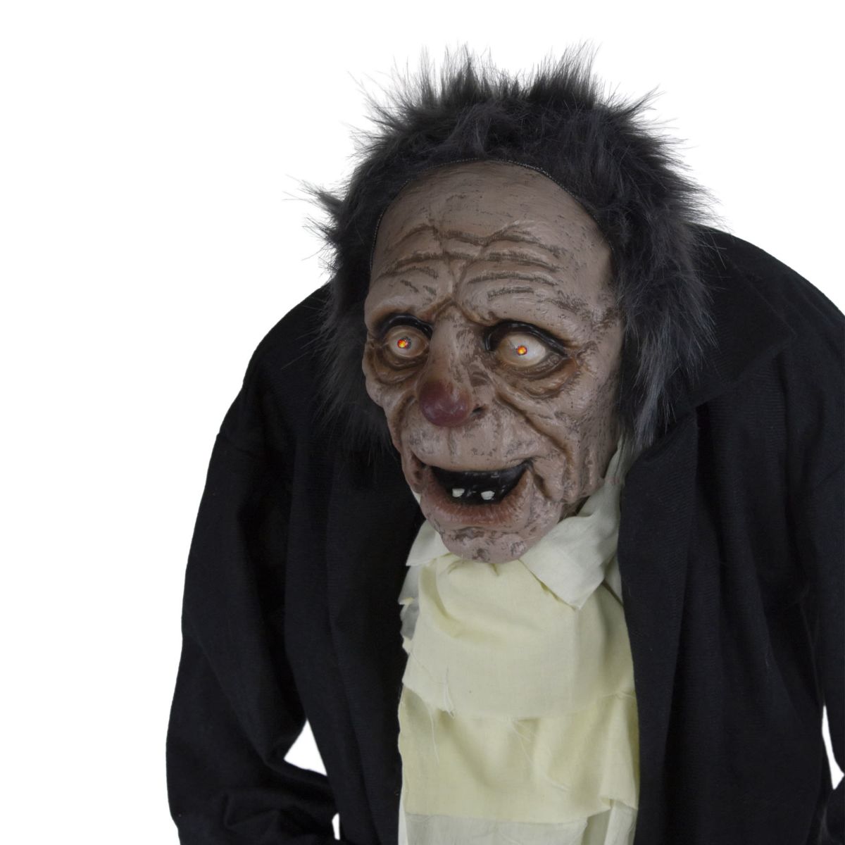 6ft Spooky Town Lighted Animated Scary Butler Standing Halloween Decoration