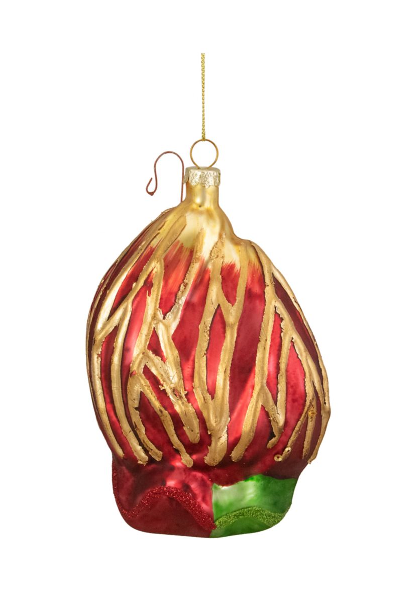 6Inch Religious Holy Family Glass Nativity Christmas Ornament