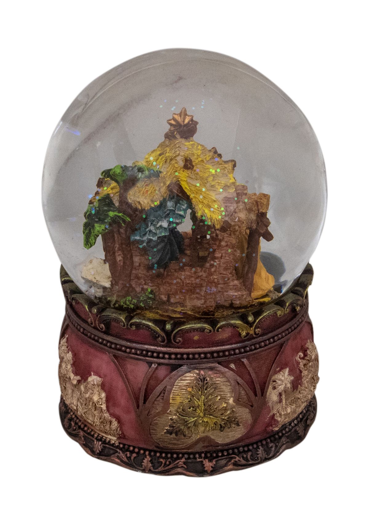 5.75Inch Holy Family Nativity Scene Christmas Snow Globe