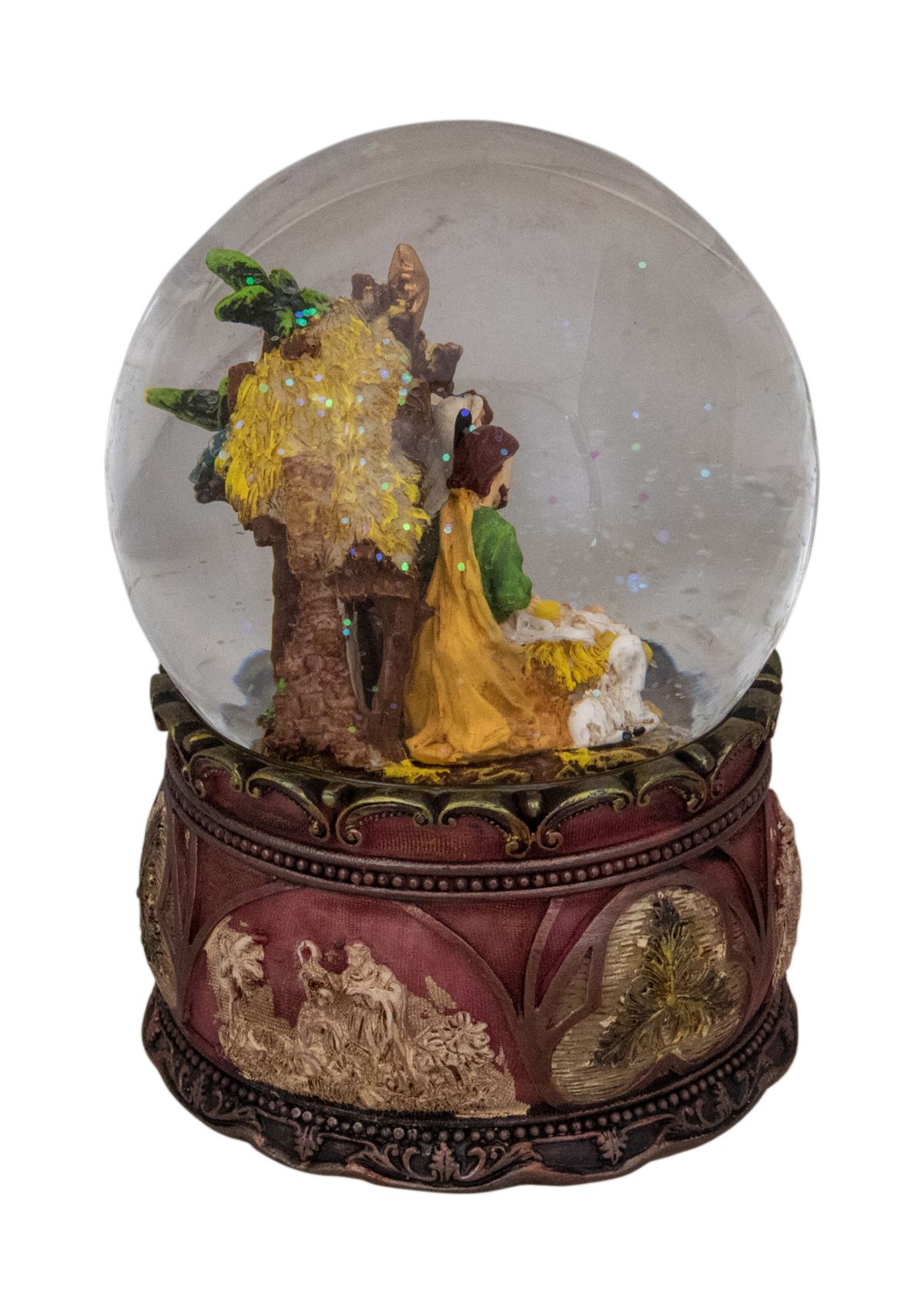 5.75Inch Holy Family Nativity Scene Christmas Snow Globe