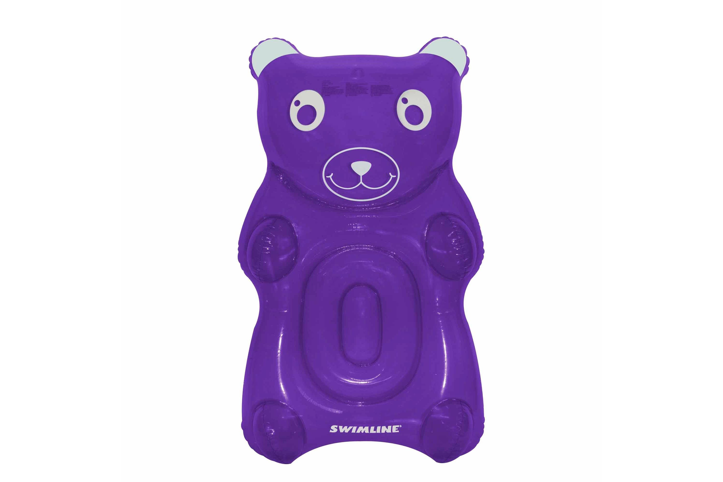 60" Purple Gummy Bear Swimming Pool Float
