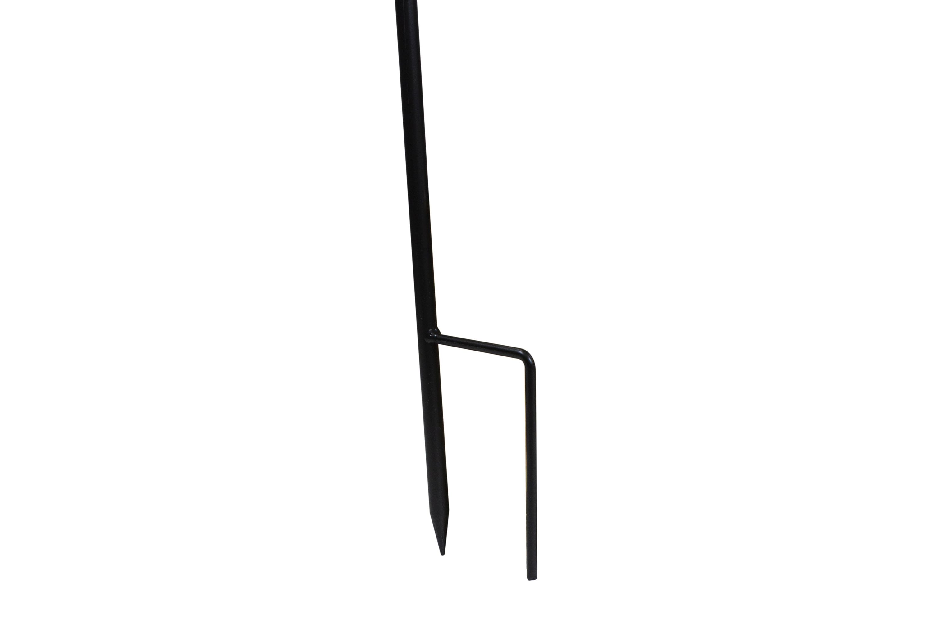 36" Black Metal Shepards Hook Outdoor Garden Stake
