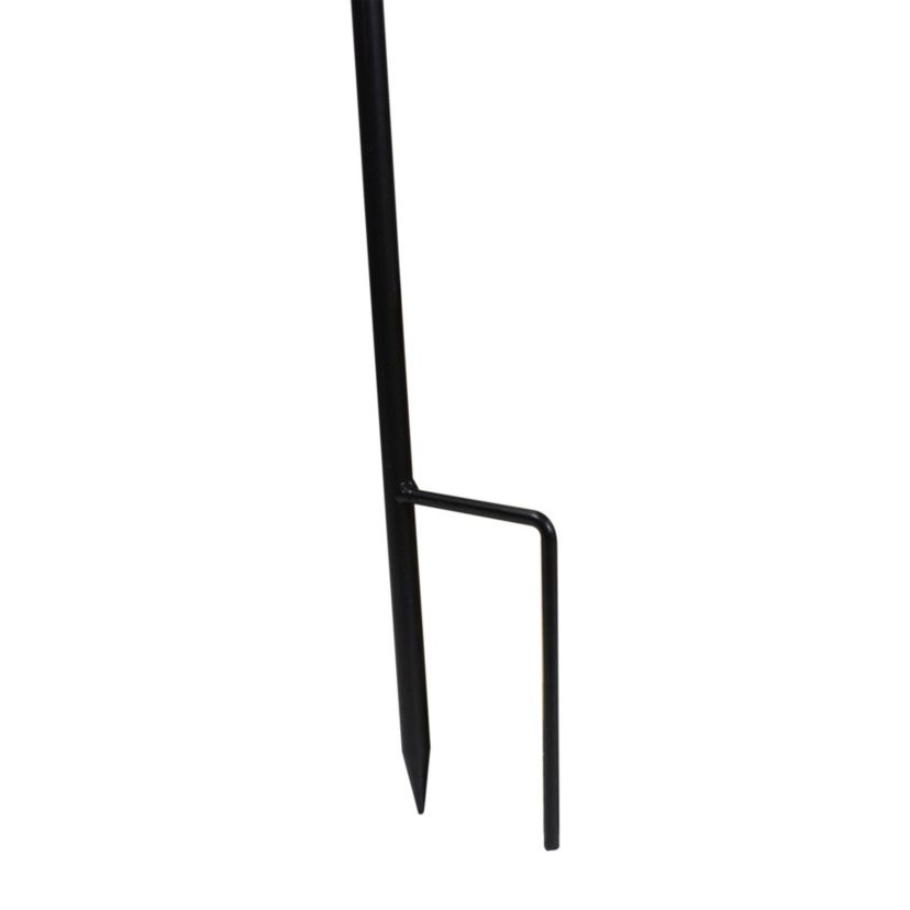36" Black Metal Shepards Hook Outdoor Garden Stake