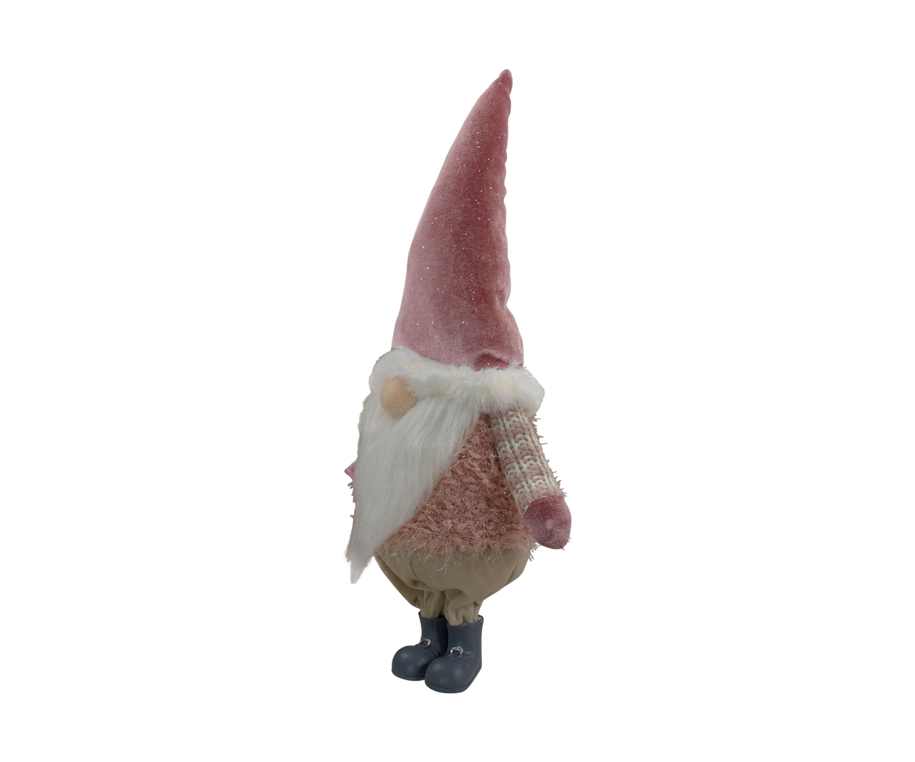 16Inch LED Lighted Mauve Boy Gnome Christmas Figure