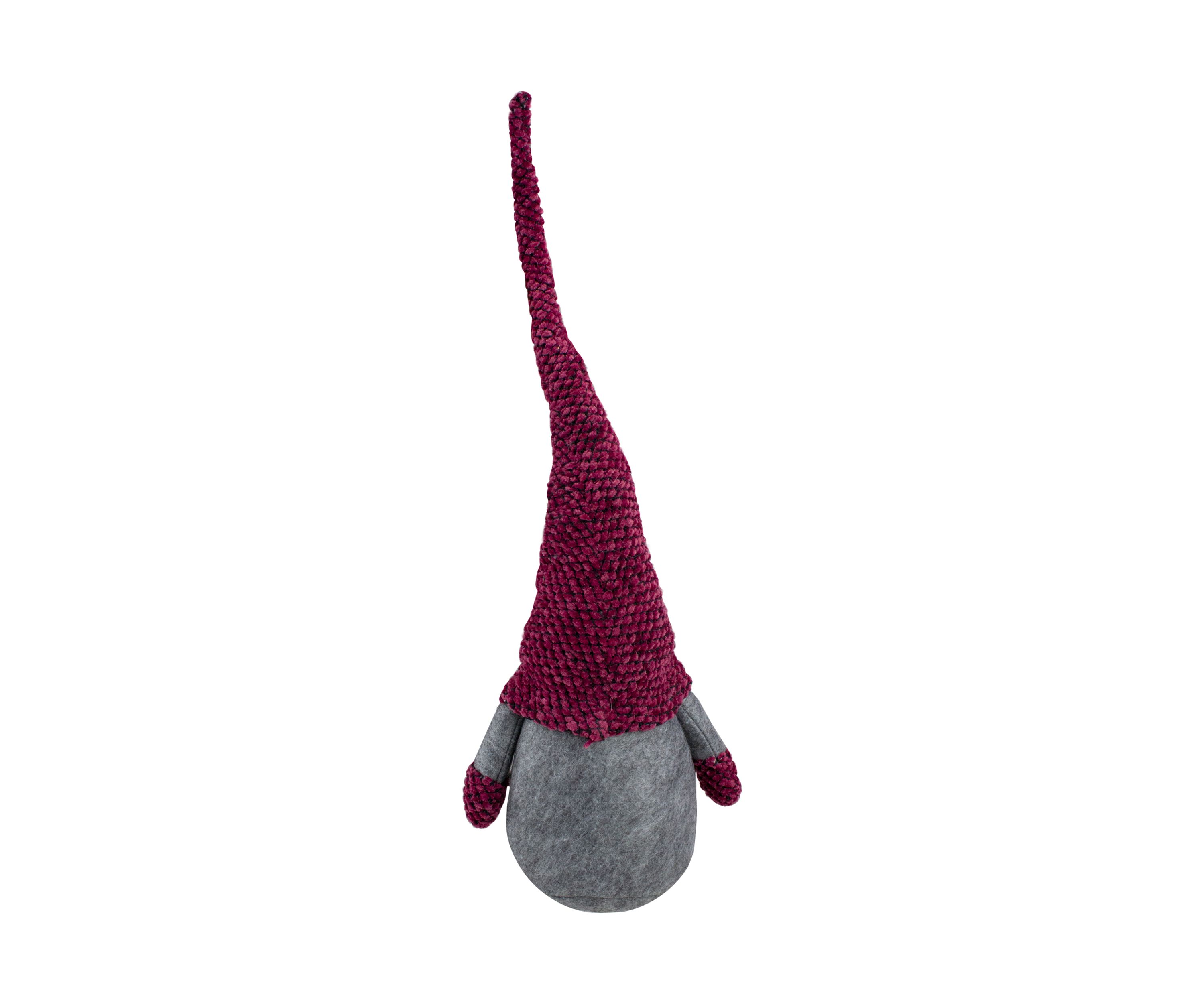 20.5Inch Red and Gray Sitting Gnome Christmas Tabletop Decor