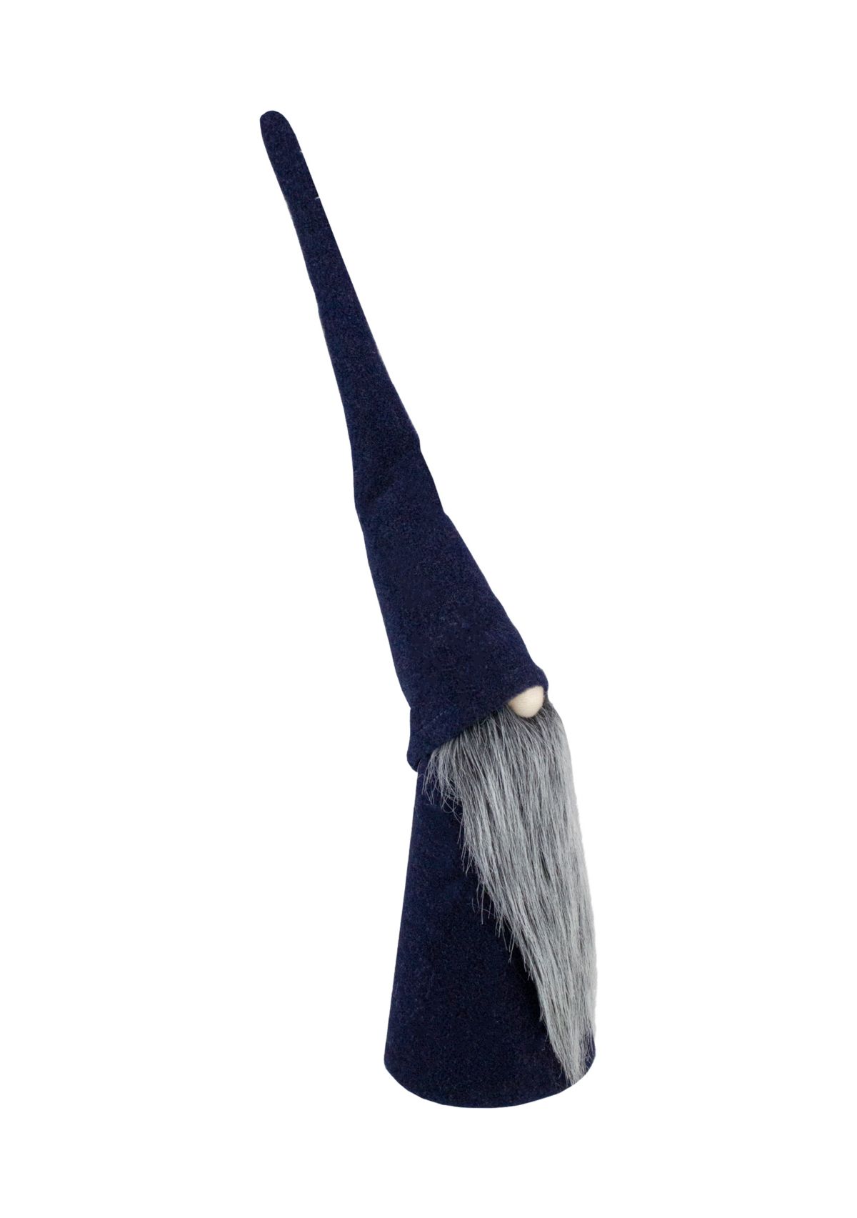 18Inch Navy Blue Cone Gnome Christmas Tabletop Decor